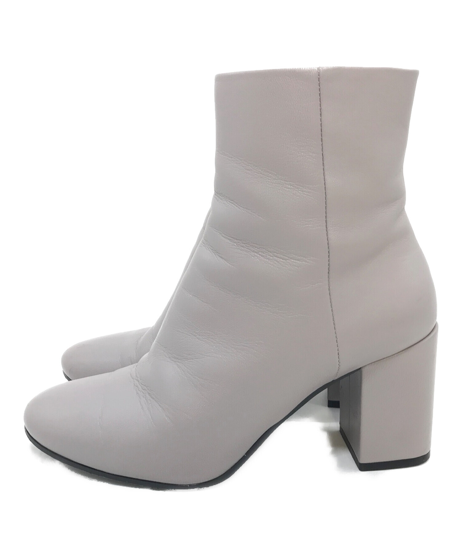 中古・古着通販】BALENCIAGA (バレンシアガ) ヒールロゴショートブーツ