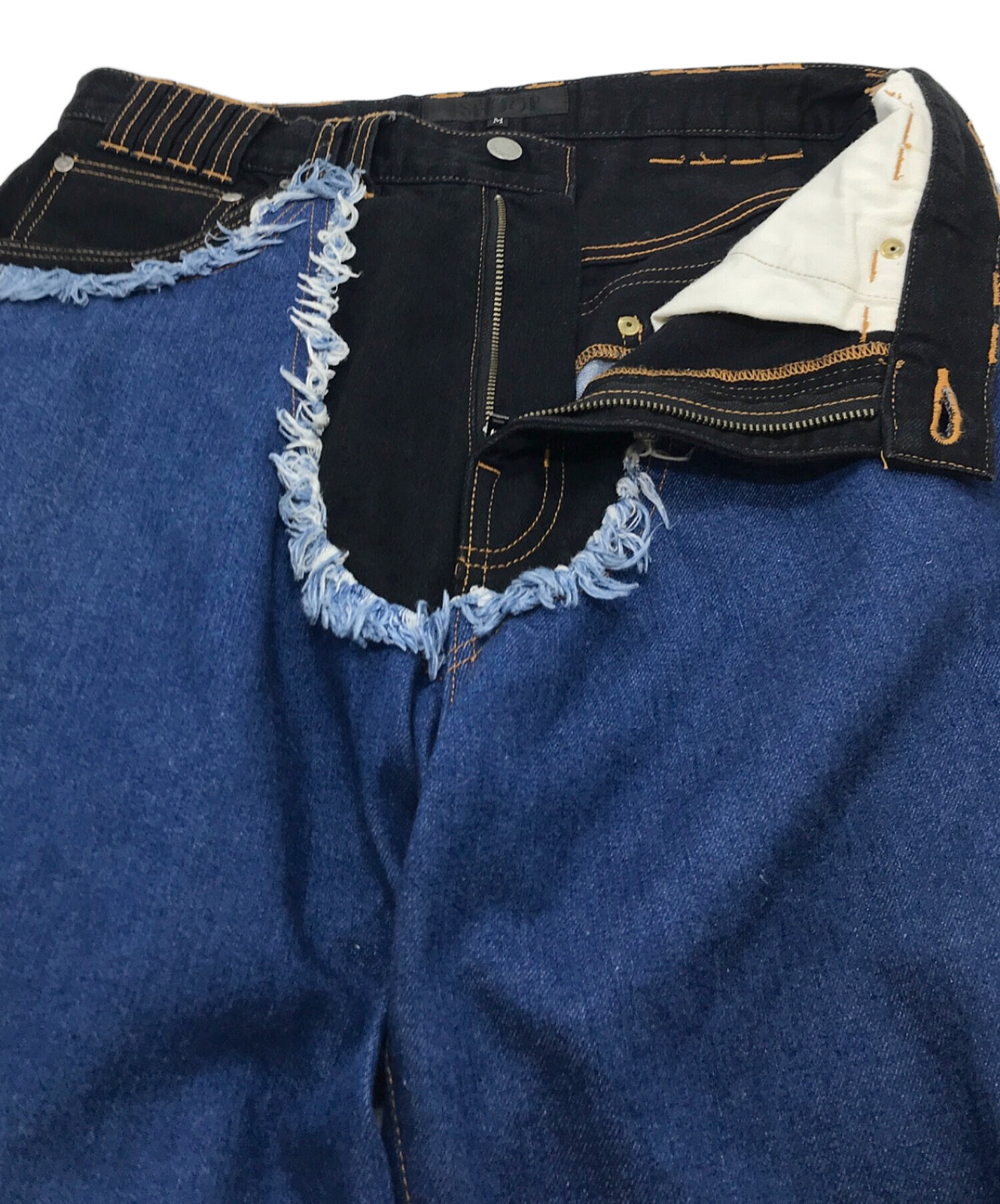 中古・古着通販】shoop (シュープ) HERBIE WIDE PANTS ブルー サイズ:M 