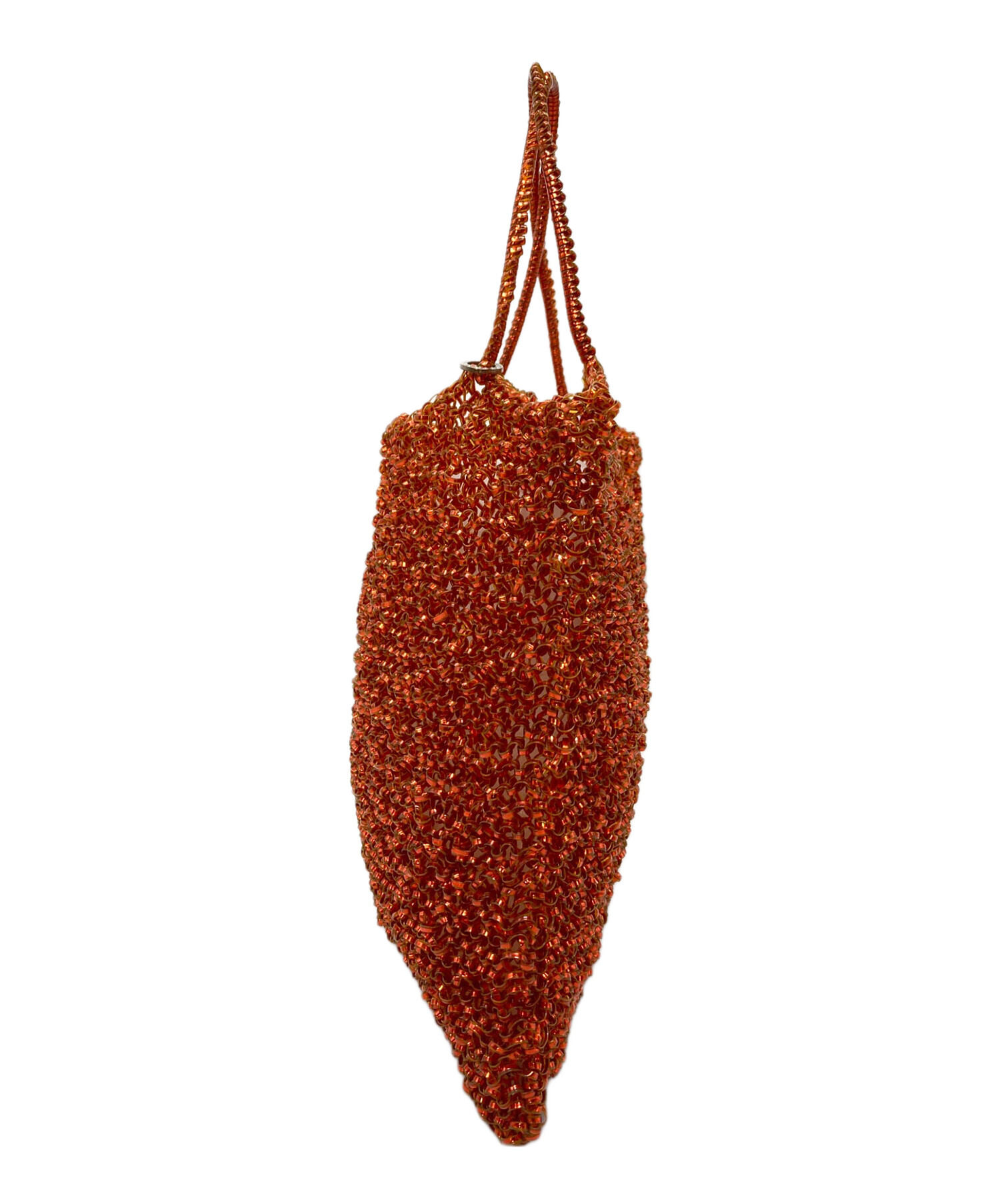 アンテプリマ ハンドバッグ 希少カラー 光沢のあるオレンジ 中古・古着通販】ANTEPRIMA (アンテプリマ) ワイヤーバッグ