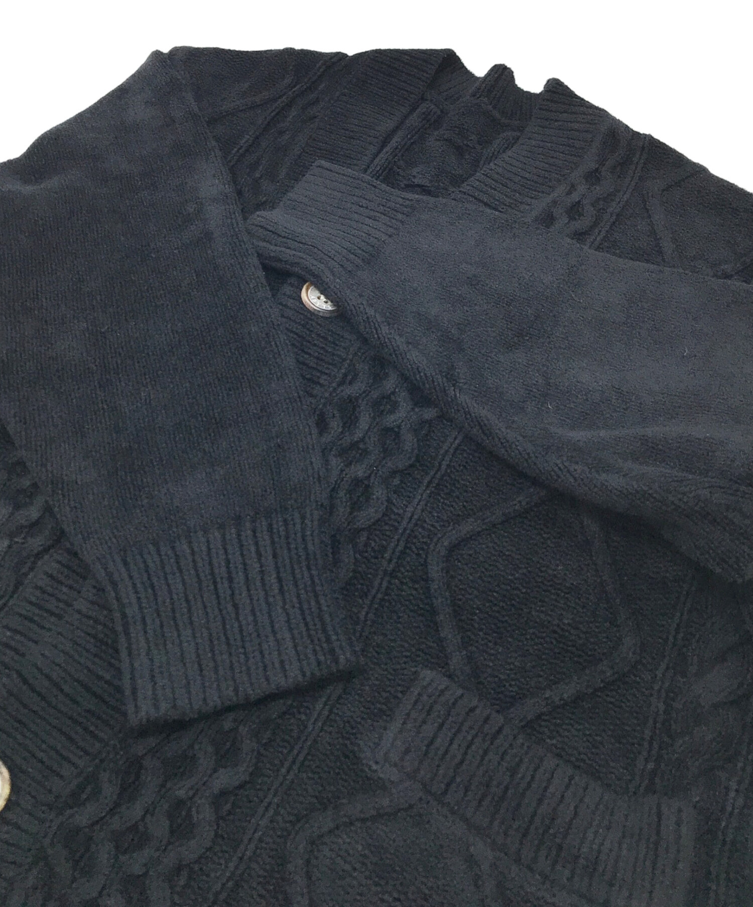 中古・古着通販】ABYTS (エーバイティーエス) 厚手ケーブルニット