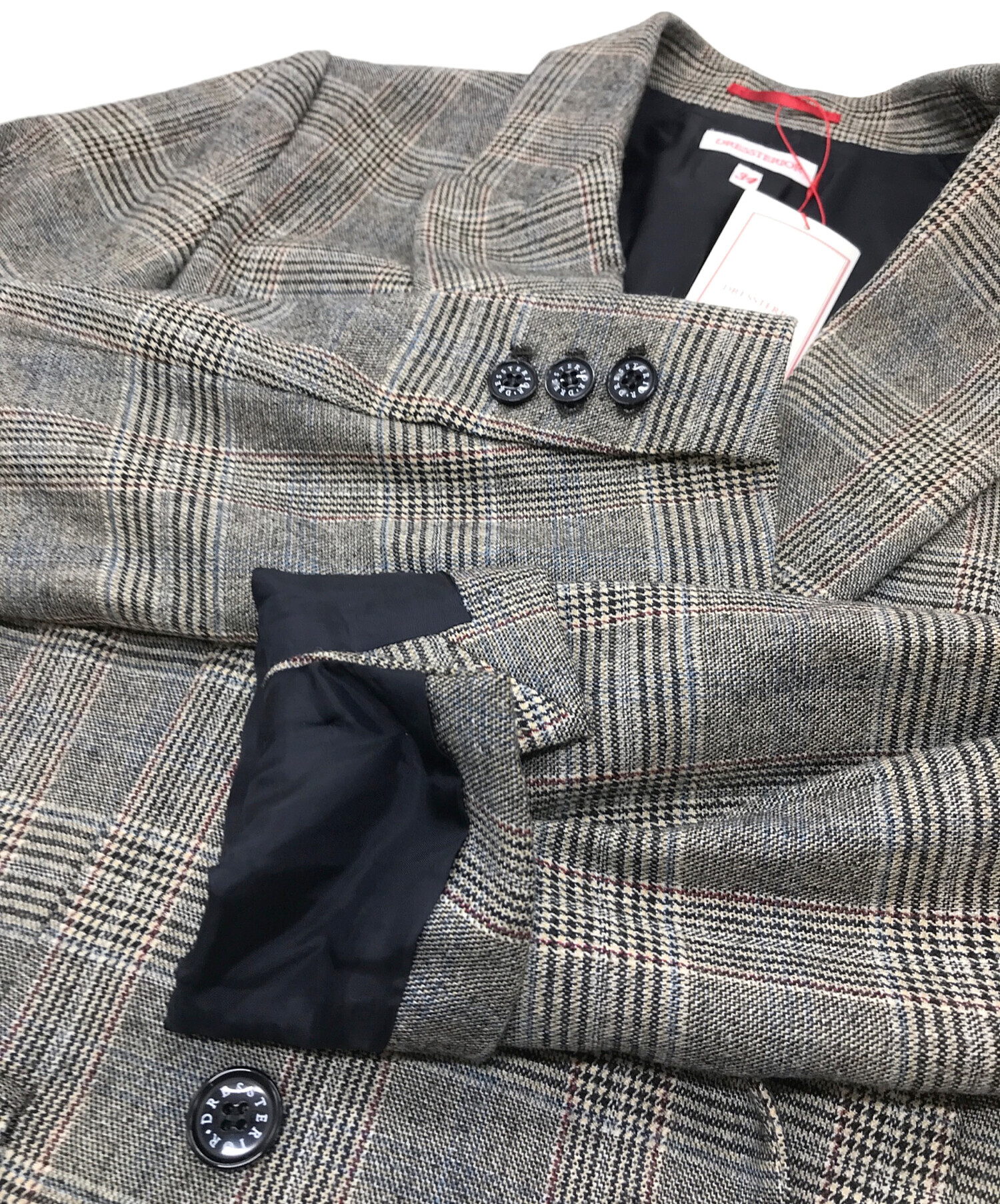 中古・古着通販】DRESSTERIOR (ドレステリア) グレンチェックダブル 