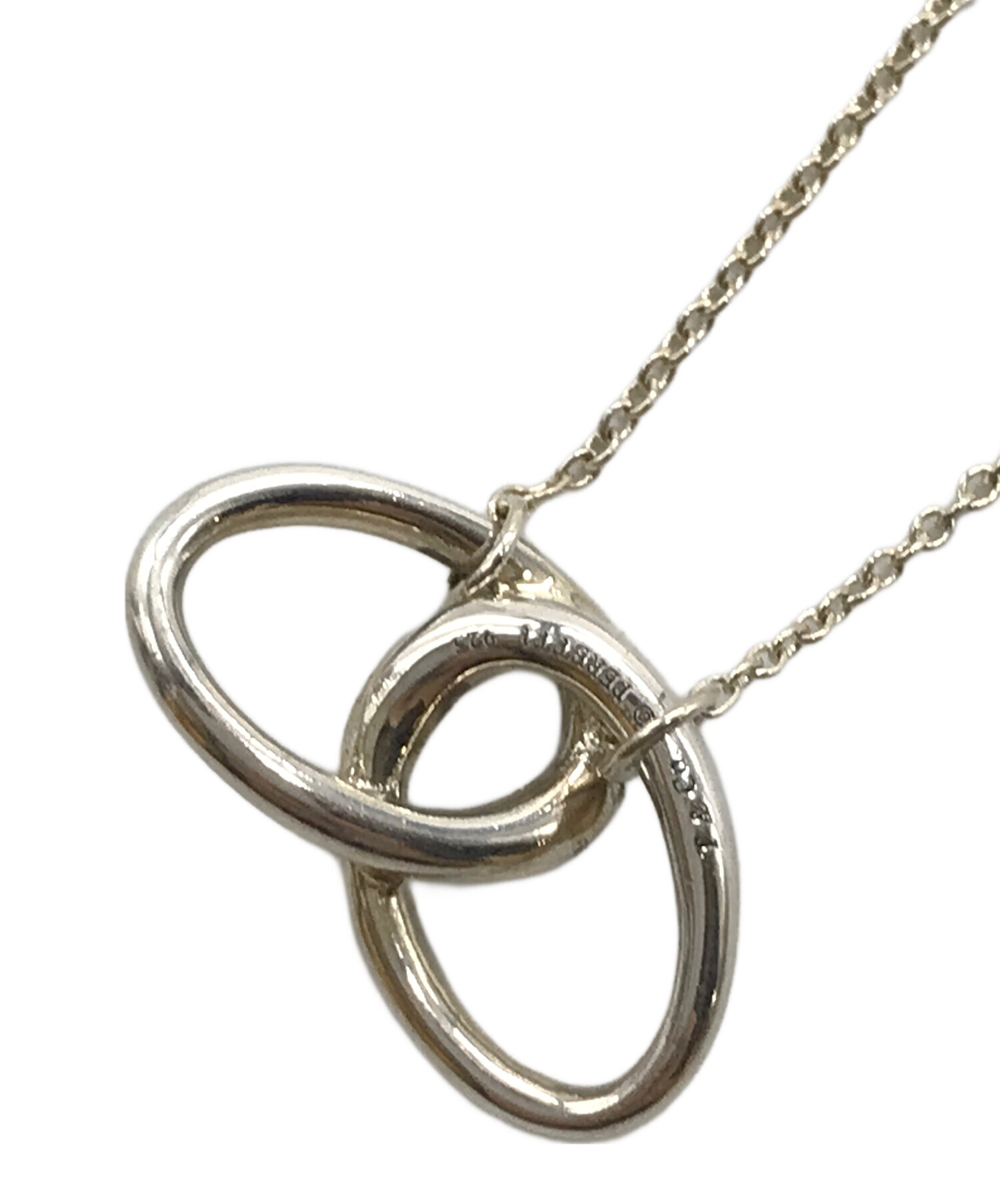 極美品 ティファニー エルサペレテッティ ダブルループ ネックレス