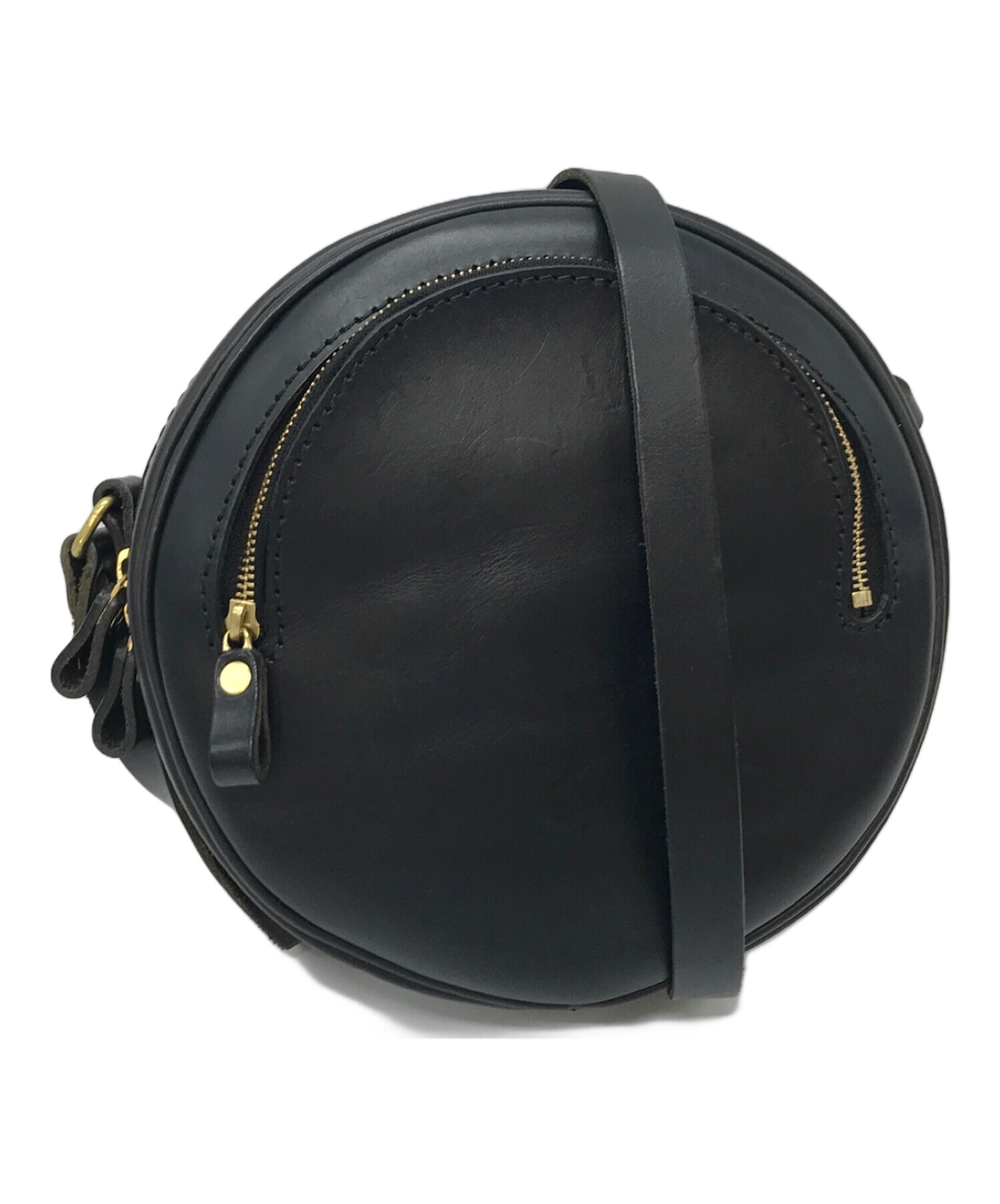 中古・古着通販】Herz (ヘルツ) レザーショルダーバッグ