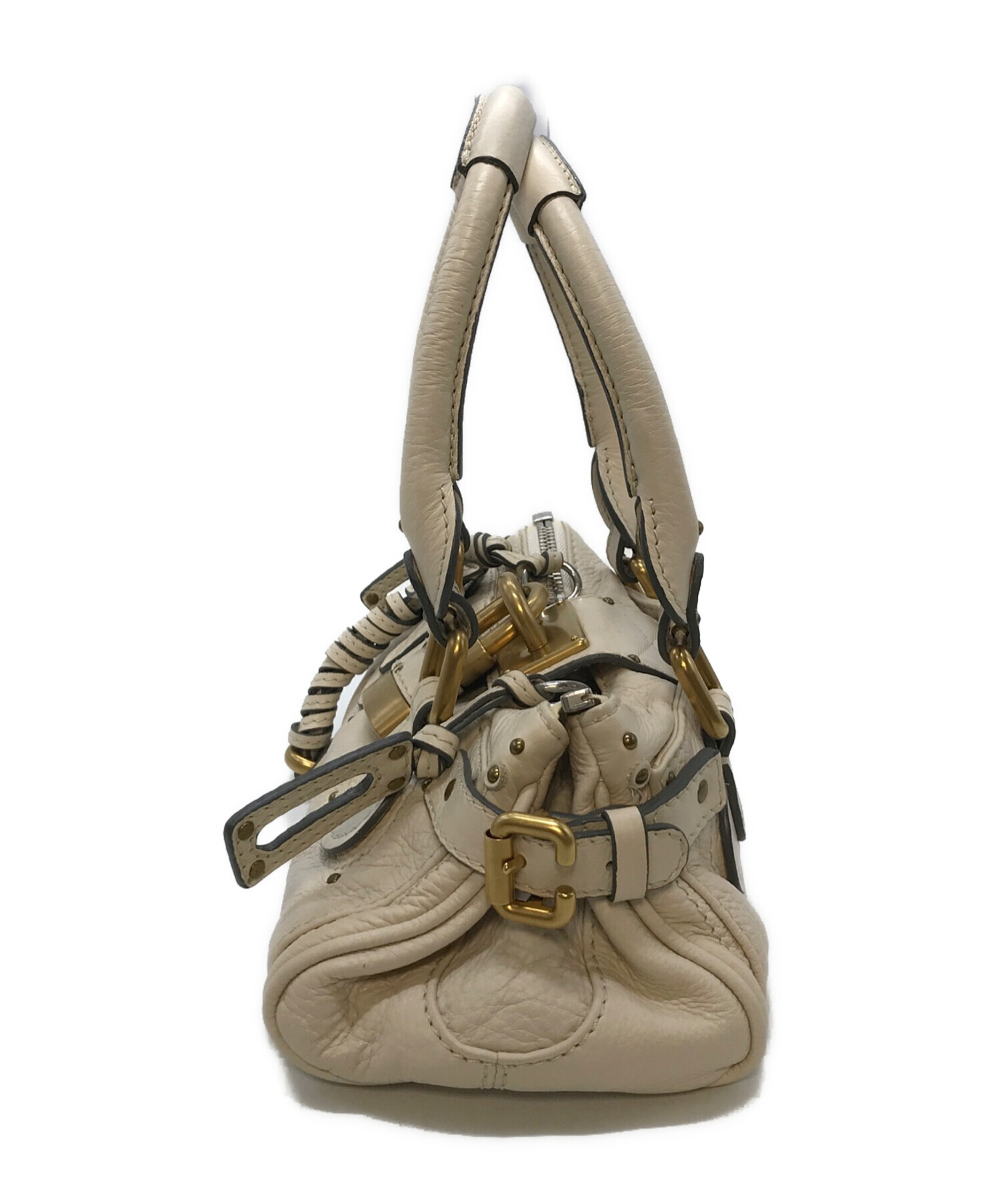 中古・古着通販】Chloe (クロエ) ミニパディントンバッグ アイボリー