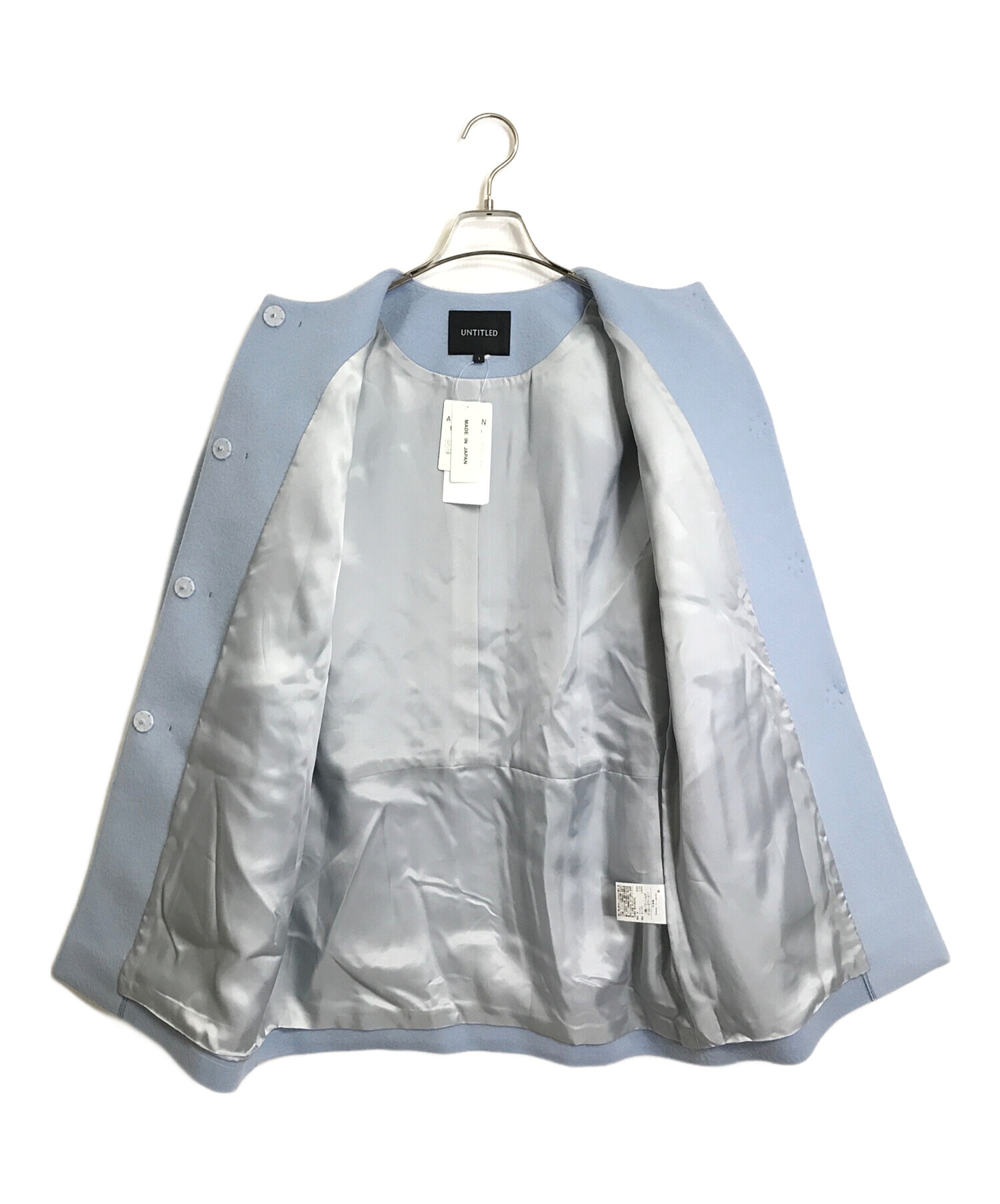 UNTITLEDネイビー ウールコート 03/L 日本製　未使用 UNTITLEDネイビー ウールコート 03/L 日本製 未使用 楽天市場】アン