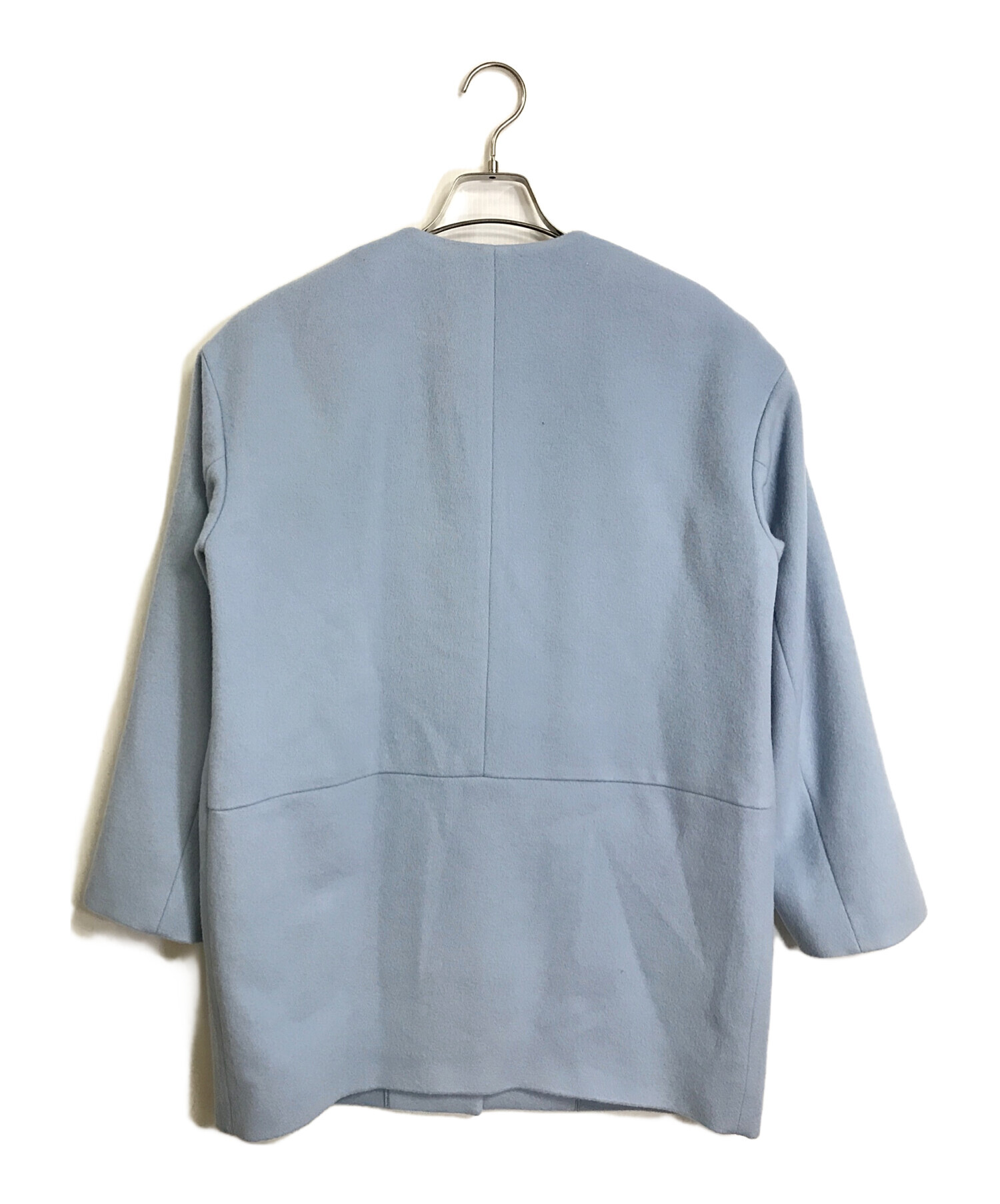 中古・古着通販】UNTITLED (アンタイトル) ミディ丈ノーカラーコート