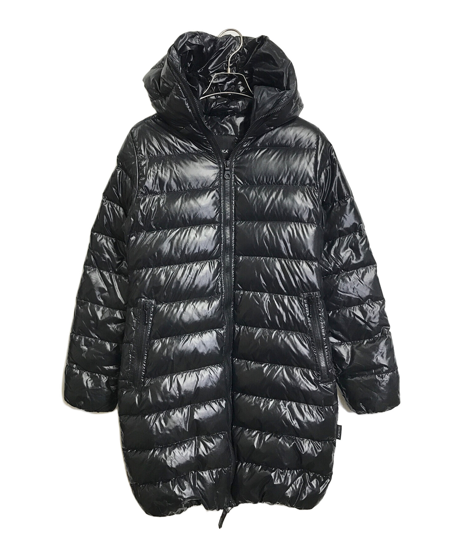 DUVETICAデュベティカ黒 ロングダウンジャケット サイズ40