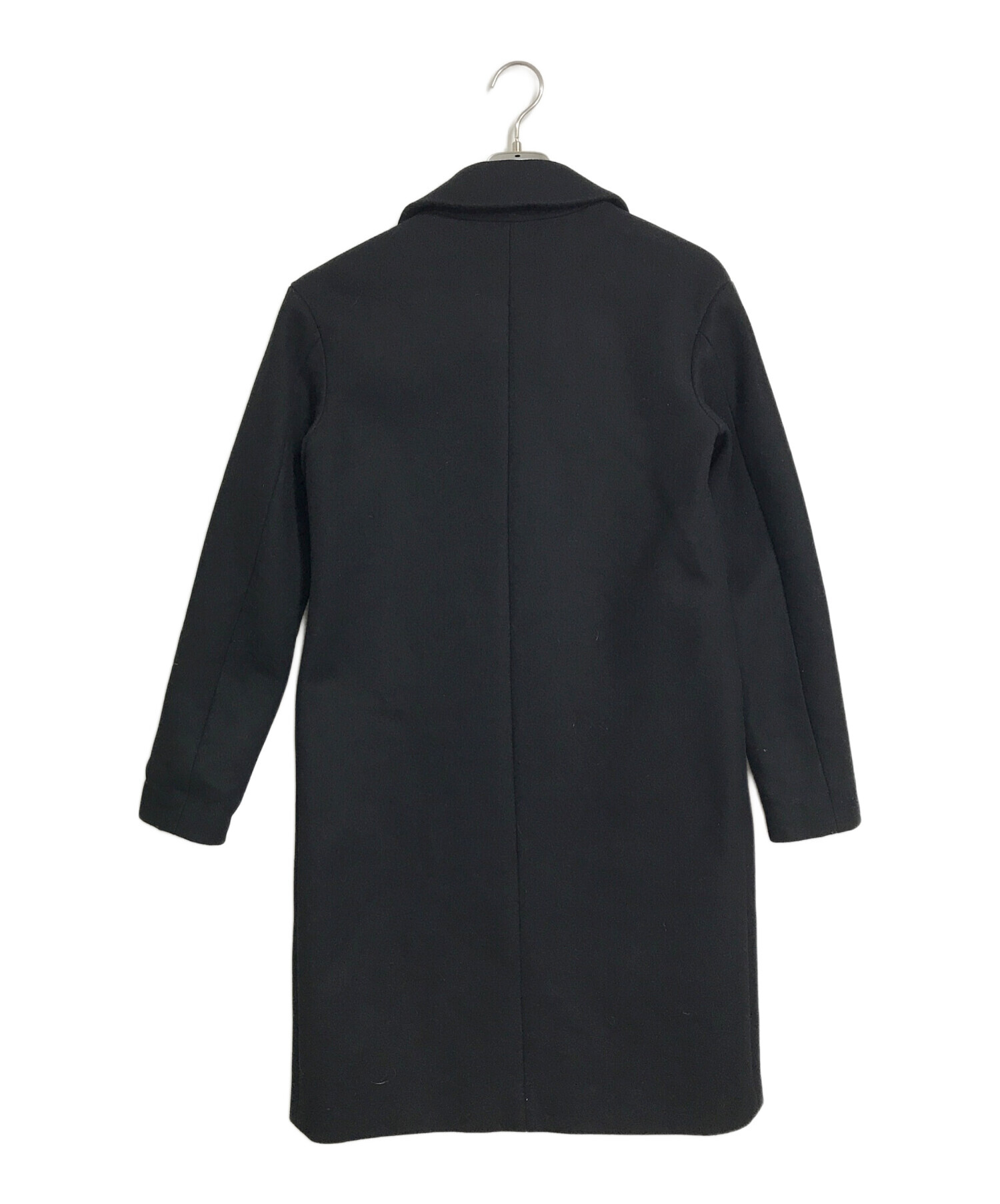 theory ブラック チェスターコート 中古・古着通販】theory (セオリー 
