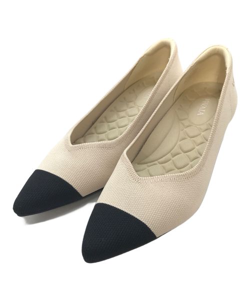 VIVAIA Scarlett ブラックポインテッド トゥキトゥンヒールパンプス VIVAIA Scarlett ブラックポインテッド トゥキトゥンヒールパンプス