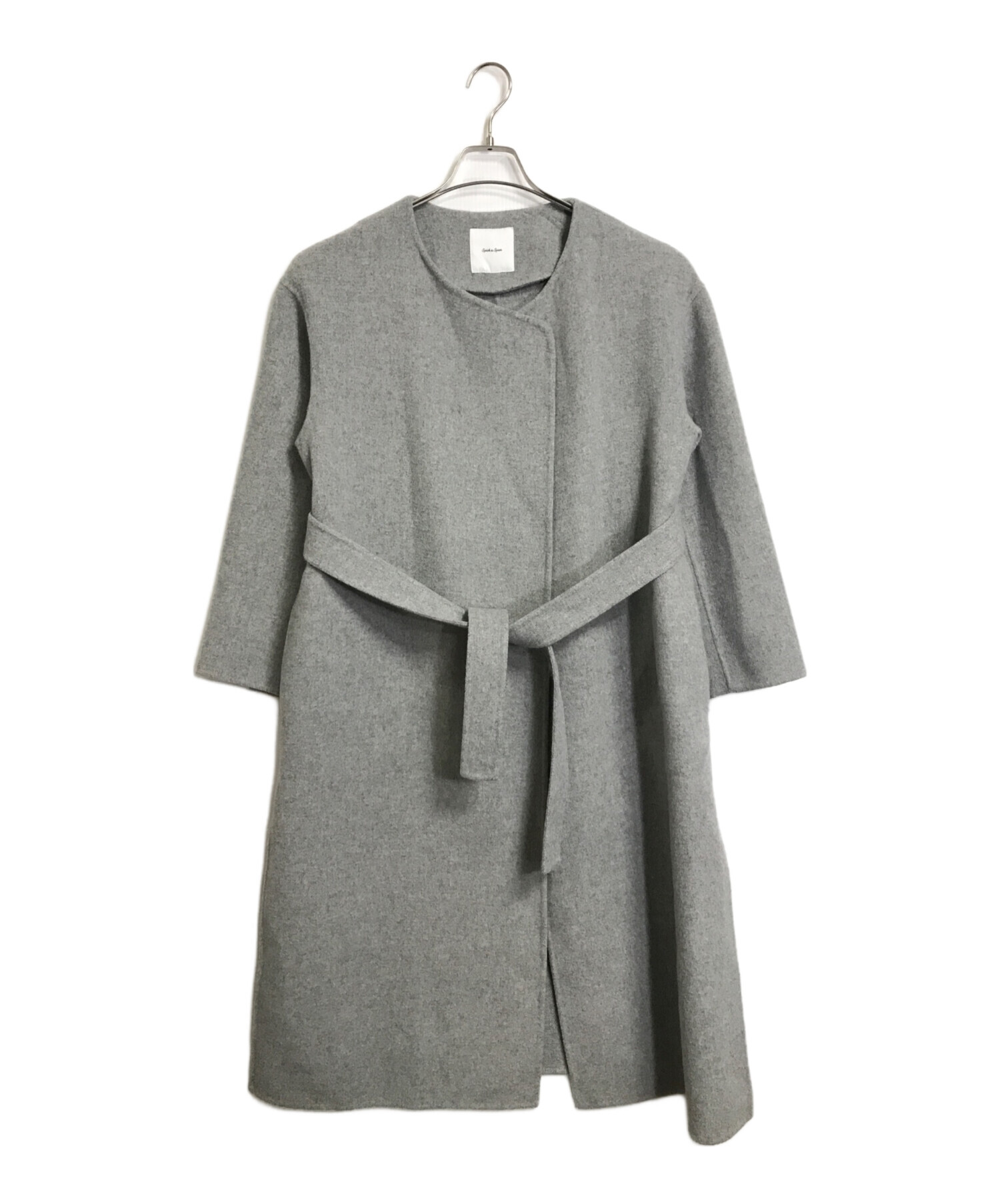 スピックアンドスパン ビーバーフォールドラペルコート 中古・古着通販