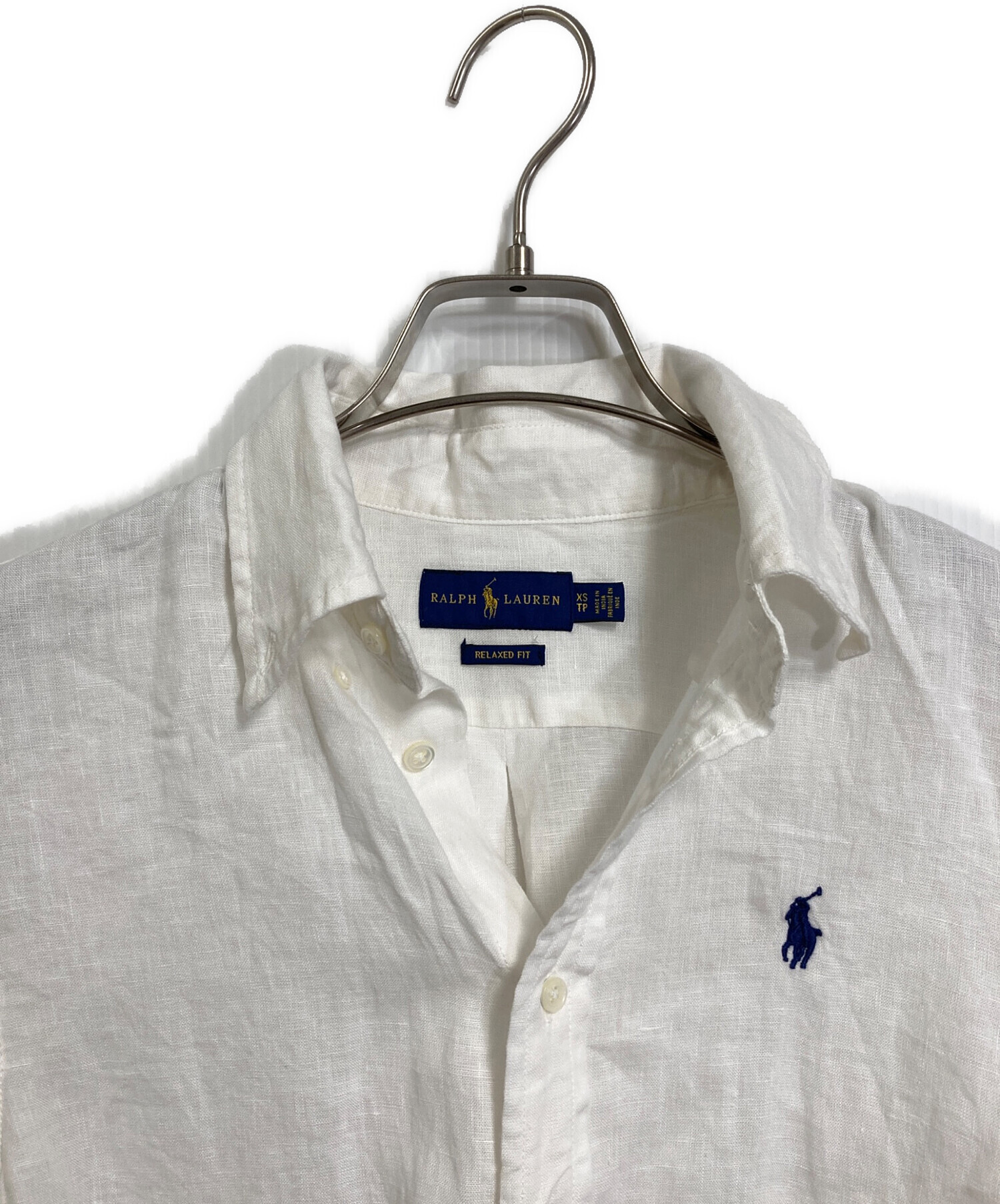 中古・古着通販】RALPH LAUREN (ラルフローレン) ポニー刺繍 リネン 
