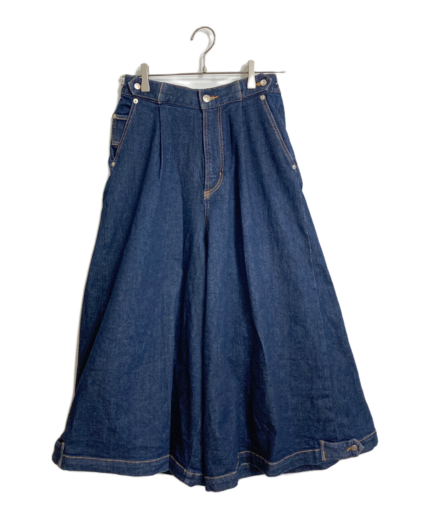 中古・古着通販】ZUCCA (ズッカ) ハイパーストレッチ ワイドスカンツ 