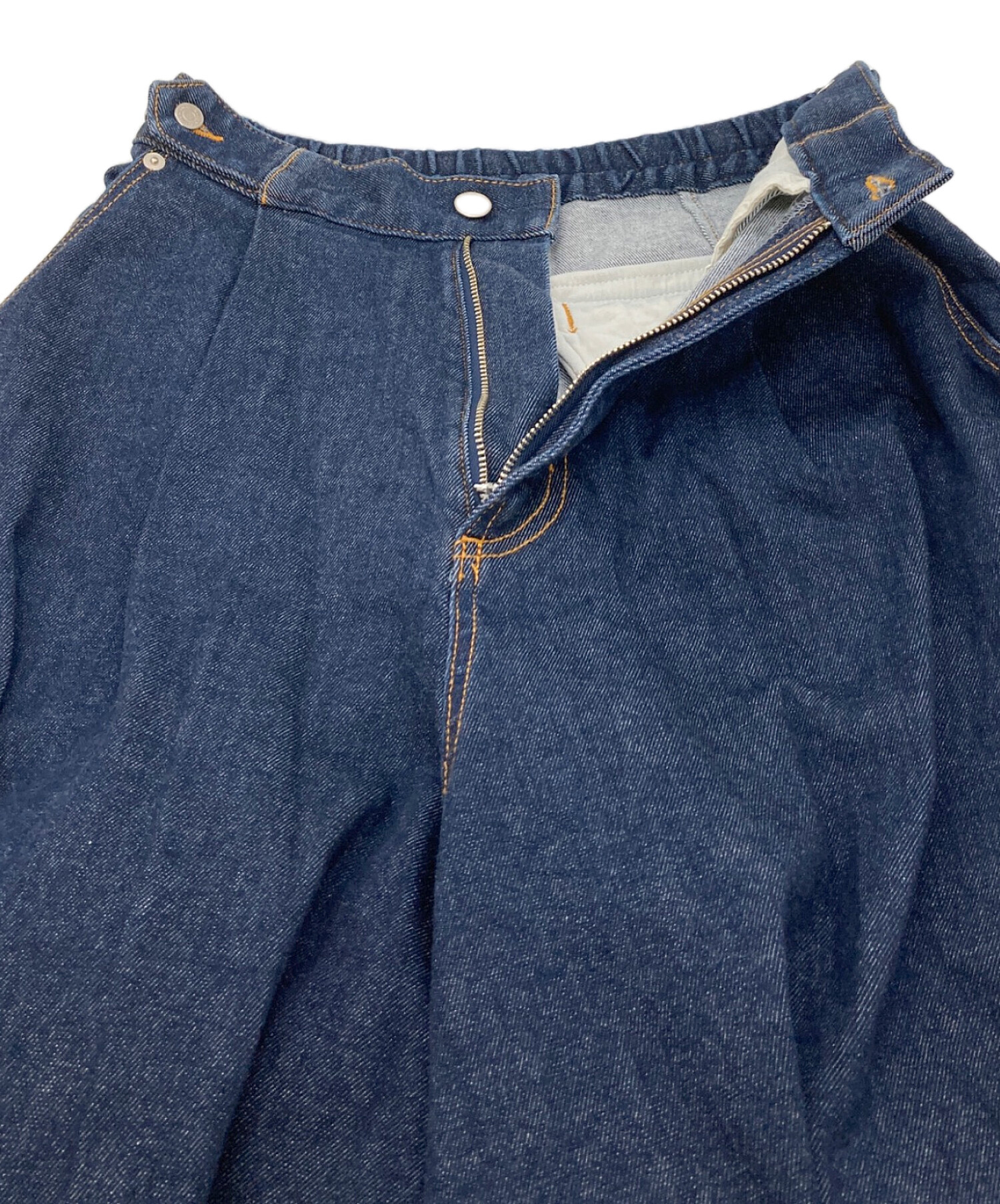 中古・古着通販】ZUCCA (ズッカ) ハイパーストレッチ ワイドスカンツ 