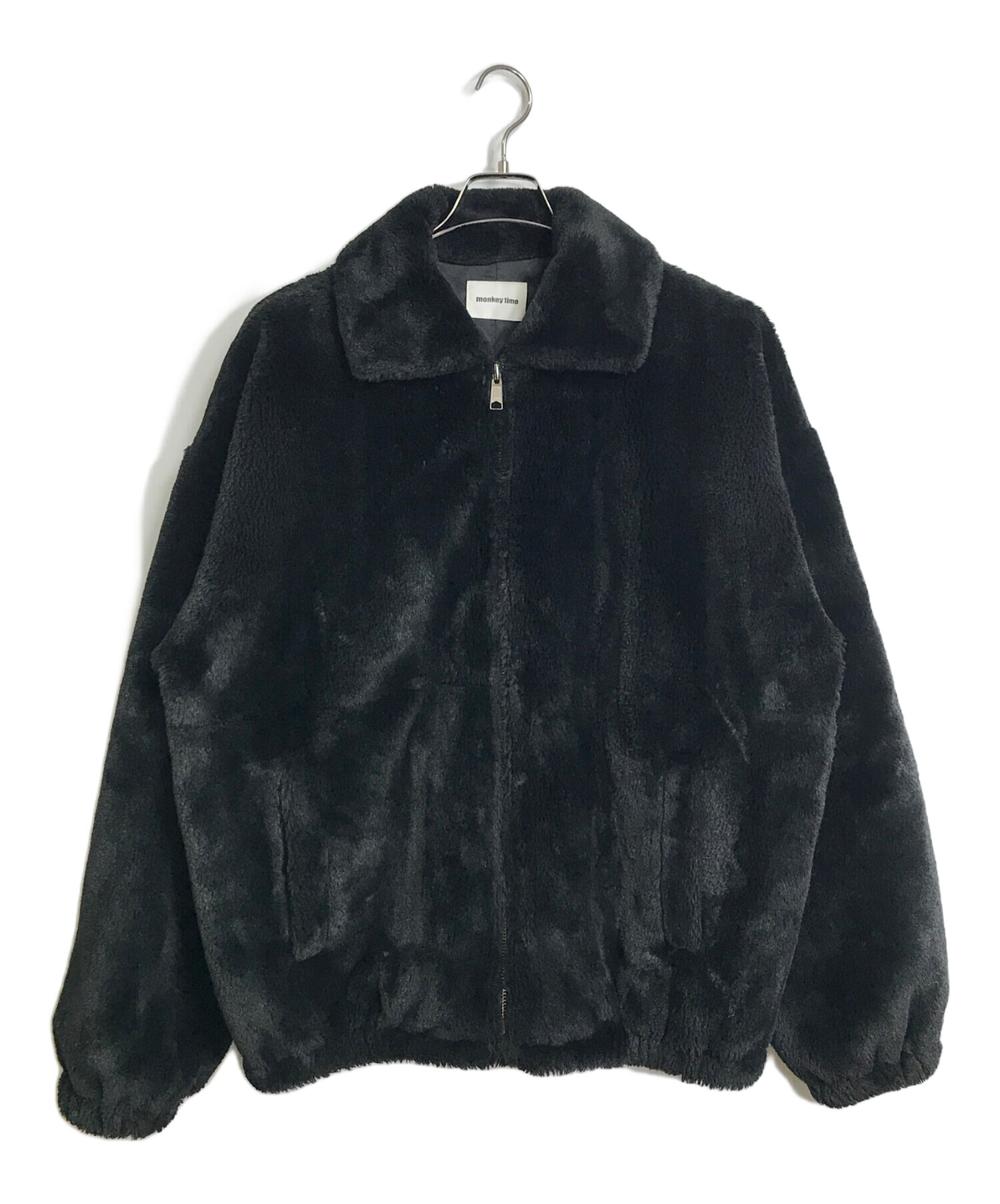 中古・古着通販】MONKEY TIME (モンキータイム) FAUX FUR ZIP BLSN