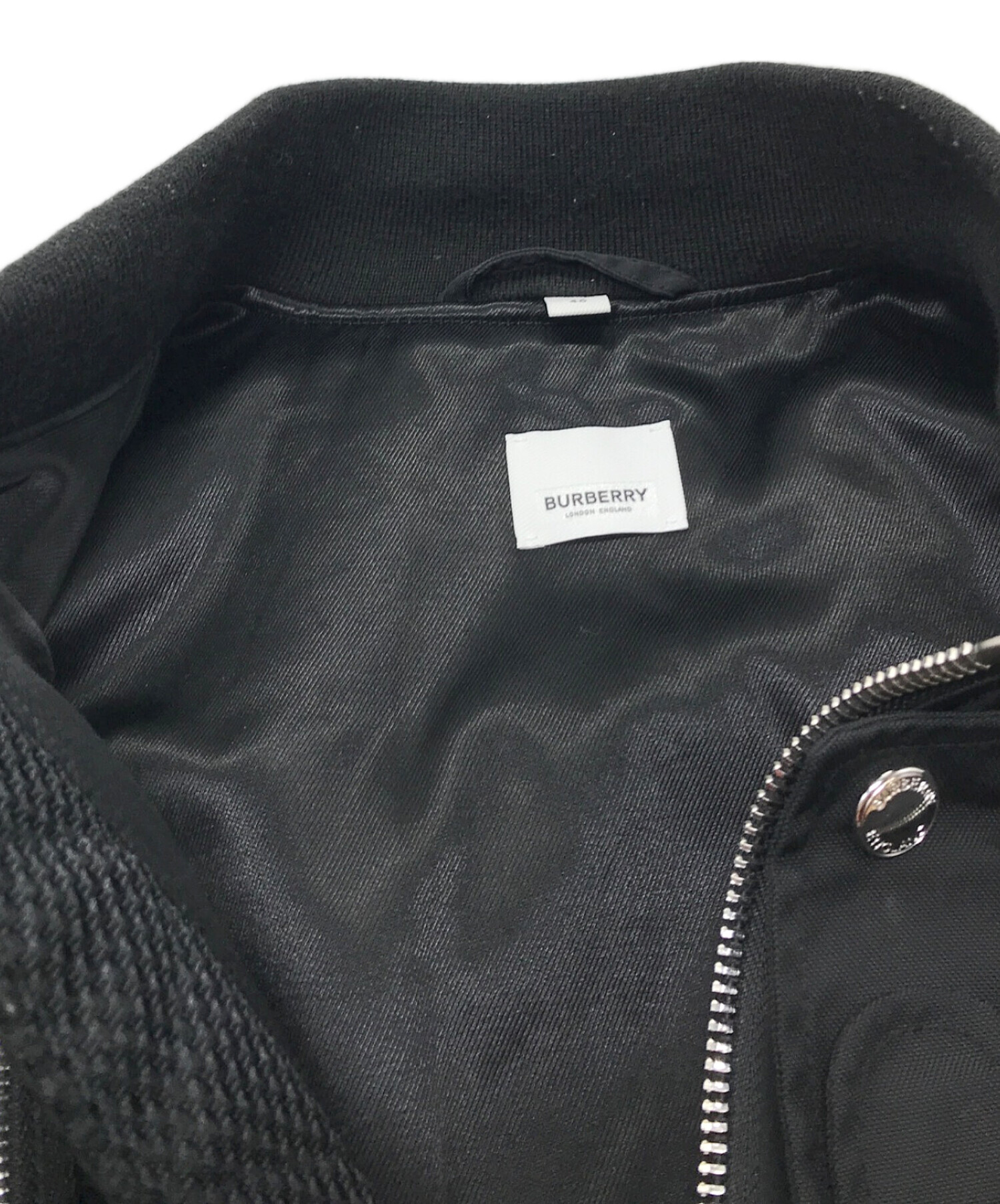 美品 バーバリー ティッシ期 ボマージャケット ブルゾン 8081293 BURBERRY (バーバリー) TBモノグラム ナイロンボンバージャケット