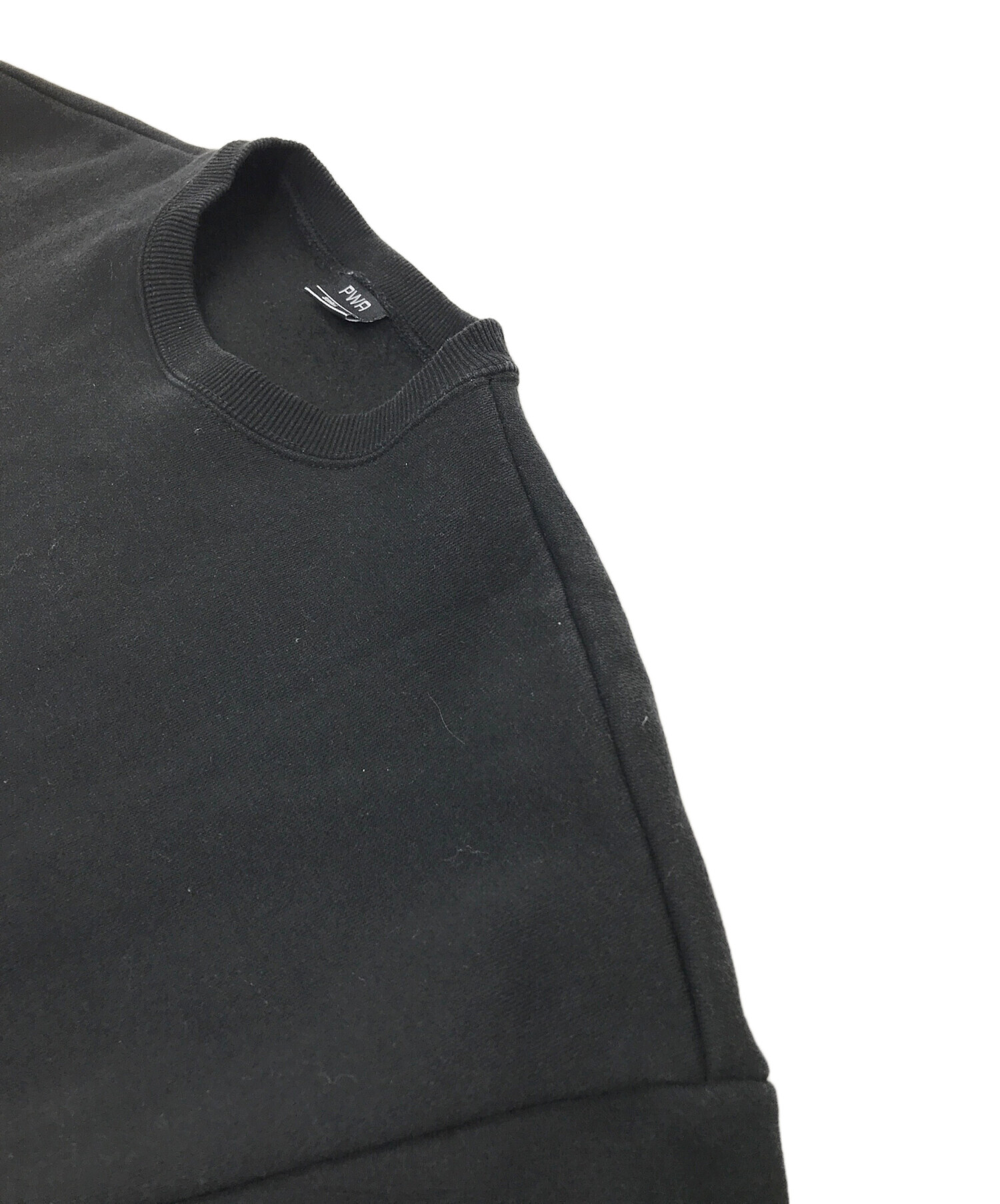 中古・古着通販】PWA (プア) 裏起毛スウェット ブラック サイズ:S