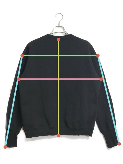 中古・古着通販】PWA (プア) 裏起毛スウェット ブラック サイズ:S