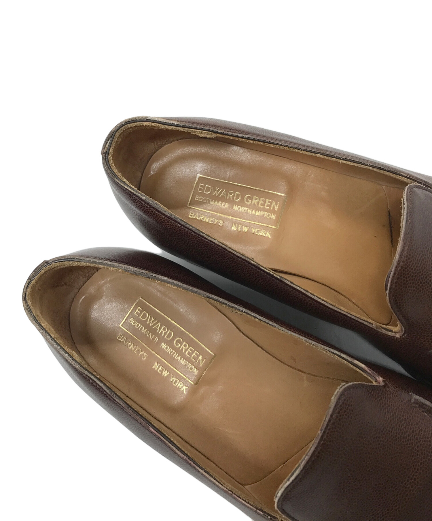 旧エドワードグリーン size5H ブラウン EDWARD GREEN】エドワードグリーン BERKELEY パンチドキャップトゥ