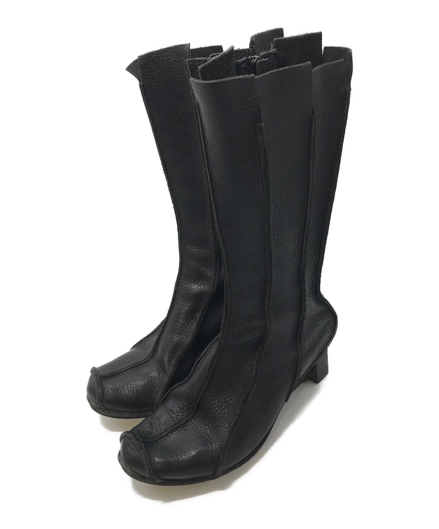 【状態良好】trippen トリッペン サイドジップ レザー ブーツ 37 中古・古着通販】Trippen (トリッペン) サイドジップブーツ ブラック