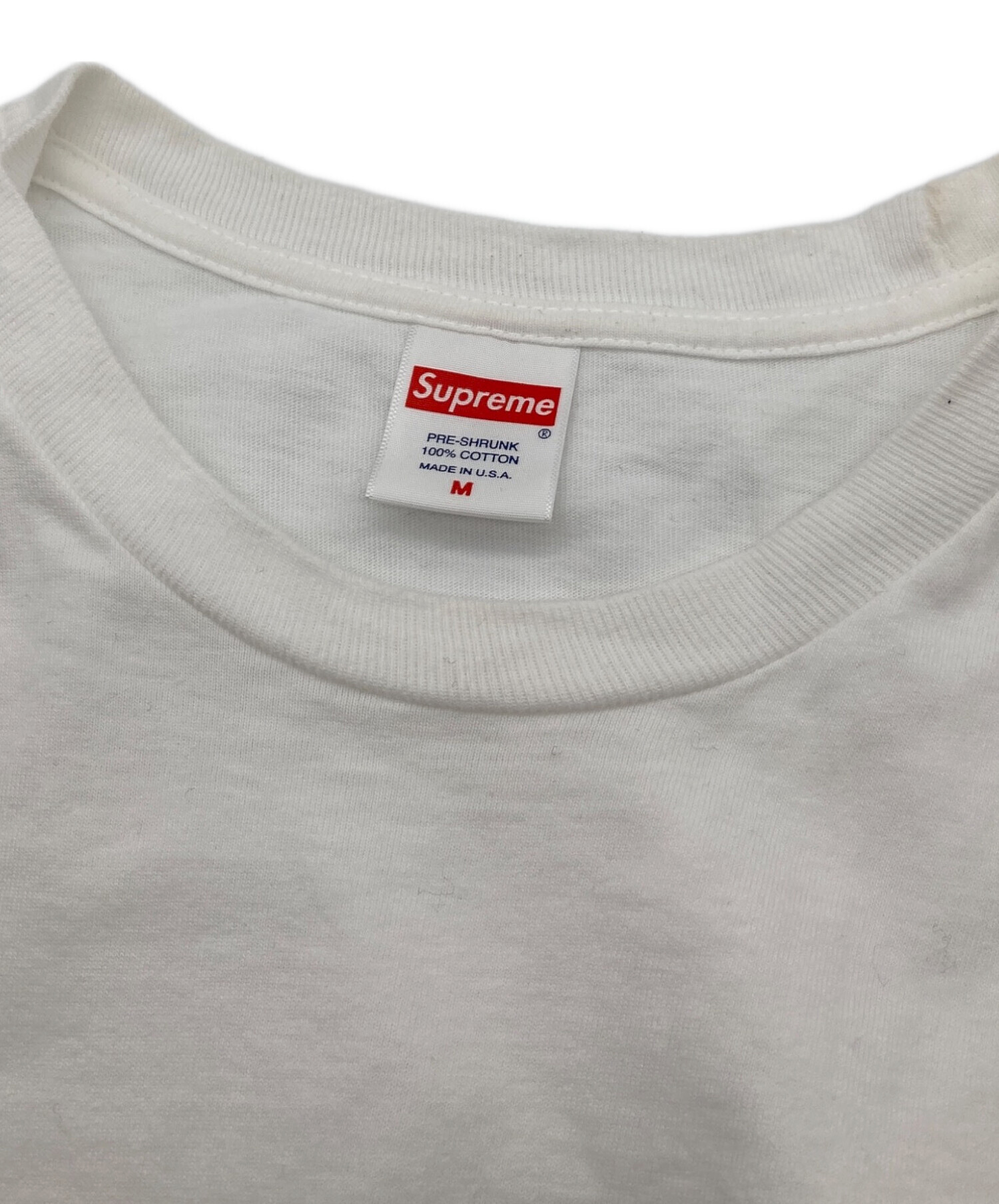 Supreme◇Tシャツ/M/コットン/WHT/プリント/Halftone S/S Top