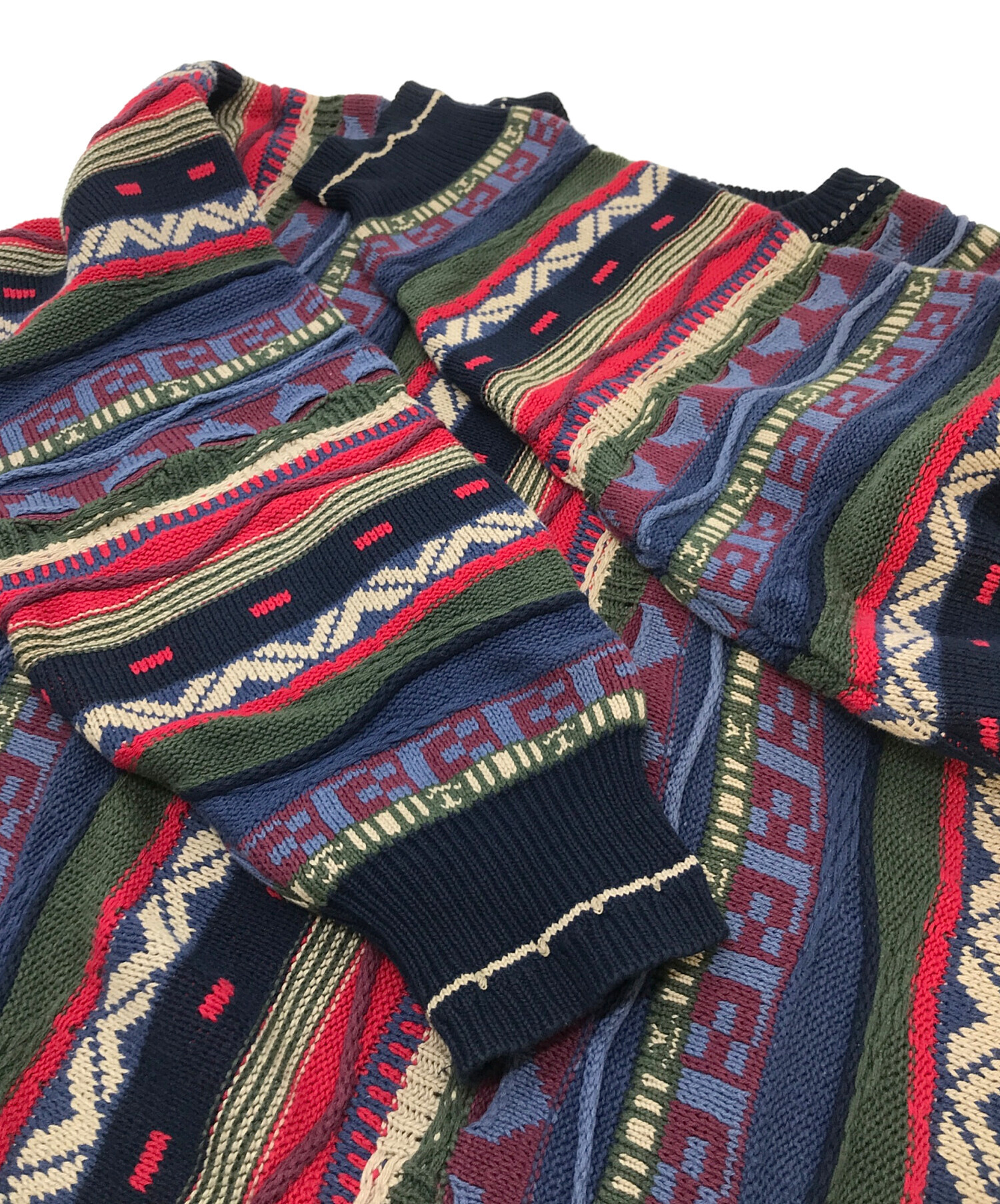 中古・古着通販】COTTON TRADERS (コットン トレーダーズ) 3Dニット