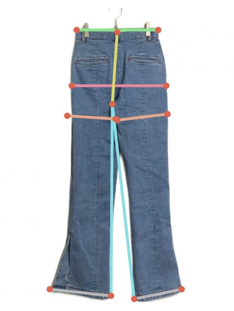 中古・古着通販】LEINWANDE (ラインヴァンド) Georgie Slit Jeans