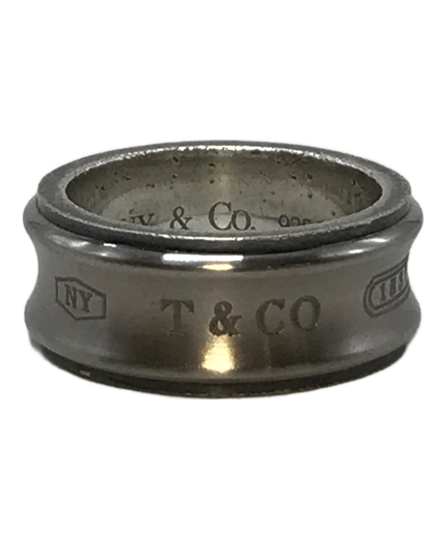 TIFFANY&Co. (ティファニー) TWO ナロー シルバー リング ⁄ Ag925 【1 
