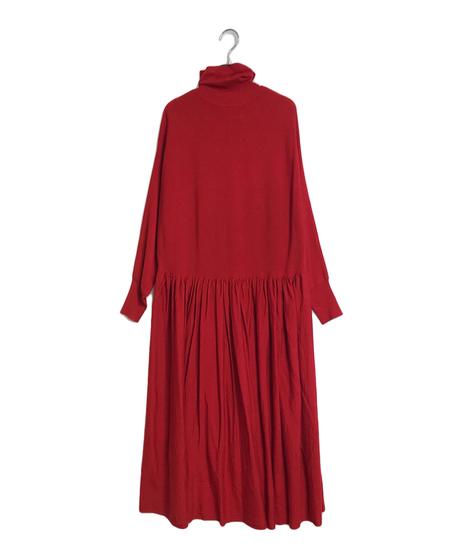 カレンソロジーウールハイネックギャザーワンピース