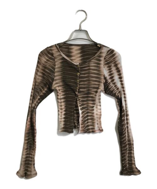 2024SS タイダイコットン ショートカーディガン　BACCA 2024SS タイダイコットン ショートカーディガン BACCA 2024SS