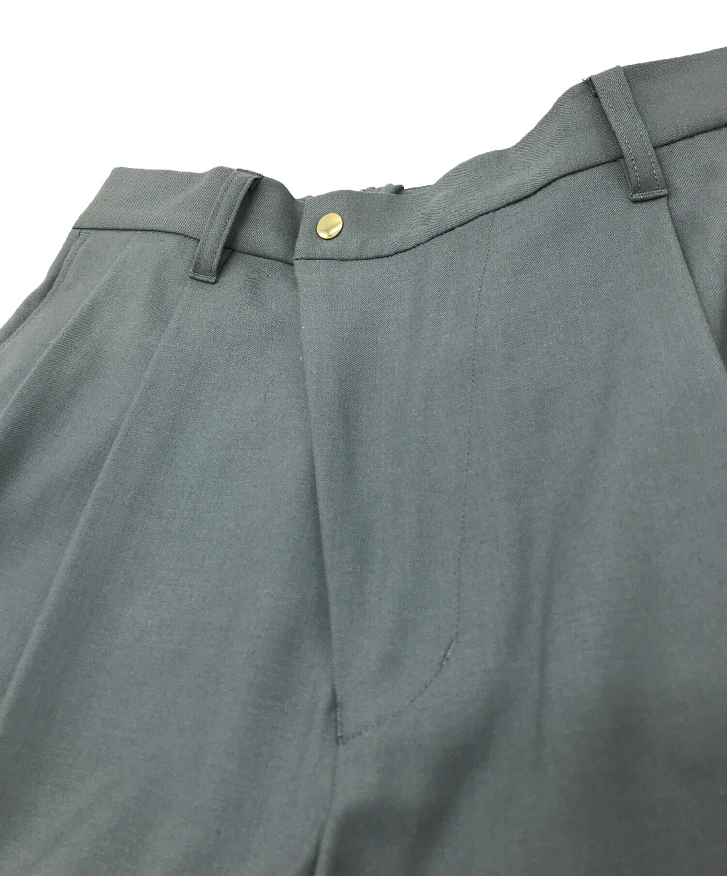 CULLNI ベルト2タックパンツ 21AW サイズ1 CULLNI（クルニ）の「21-AW