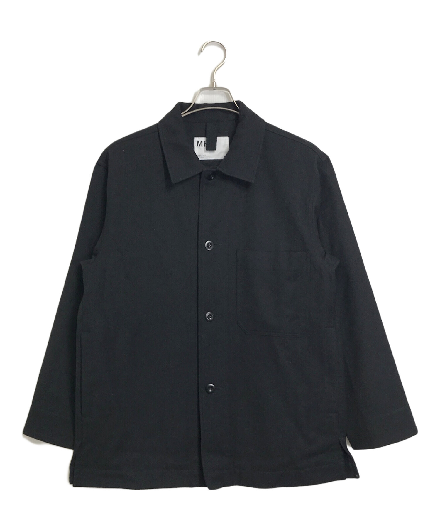 中古・古着通販】MHL (エムエイチエル) ウールジャケット ブラック 