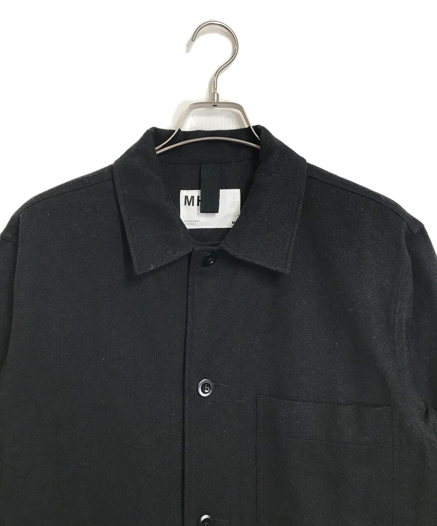 中古・古着通販】MHL (エムエイチエル) ウールジャケット ブラック 