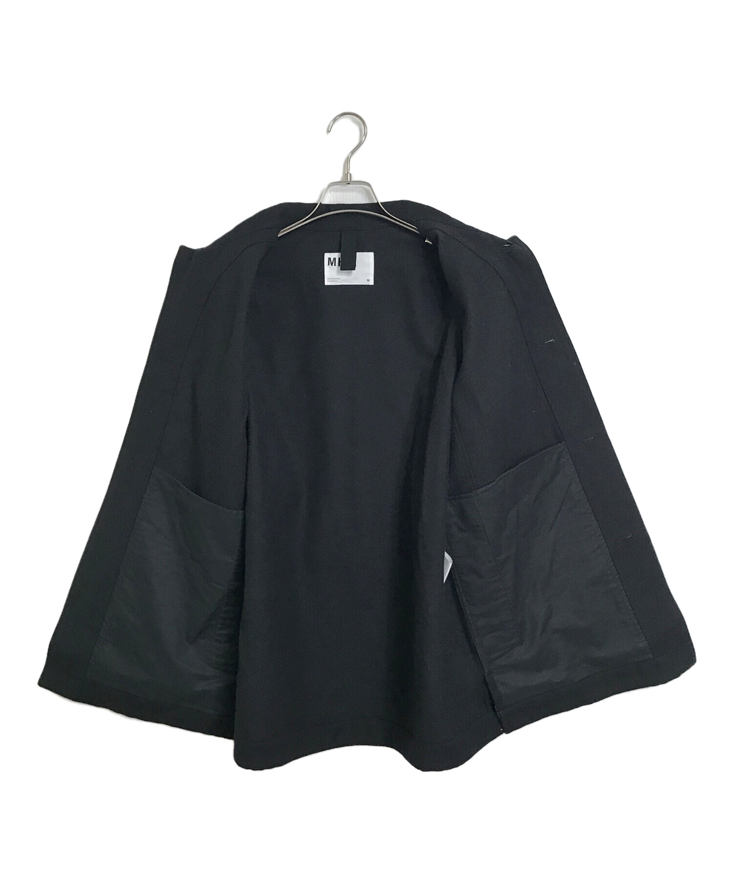 中古・古着通販】MHL (エムエイチエル) ウールジャケット ブラック 