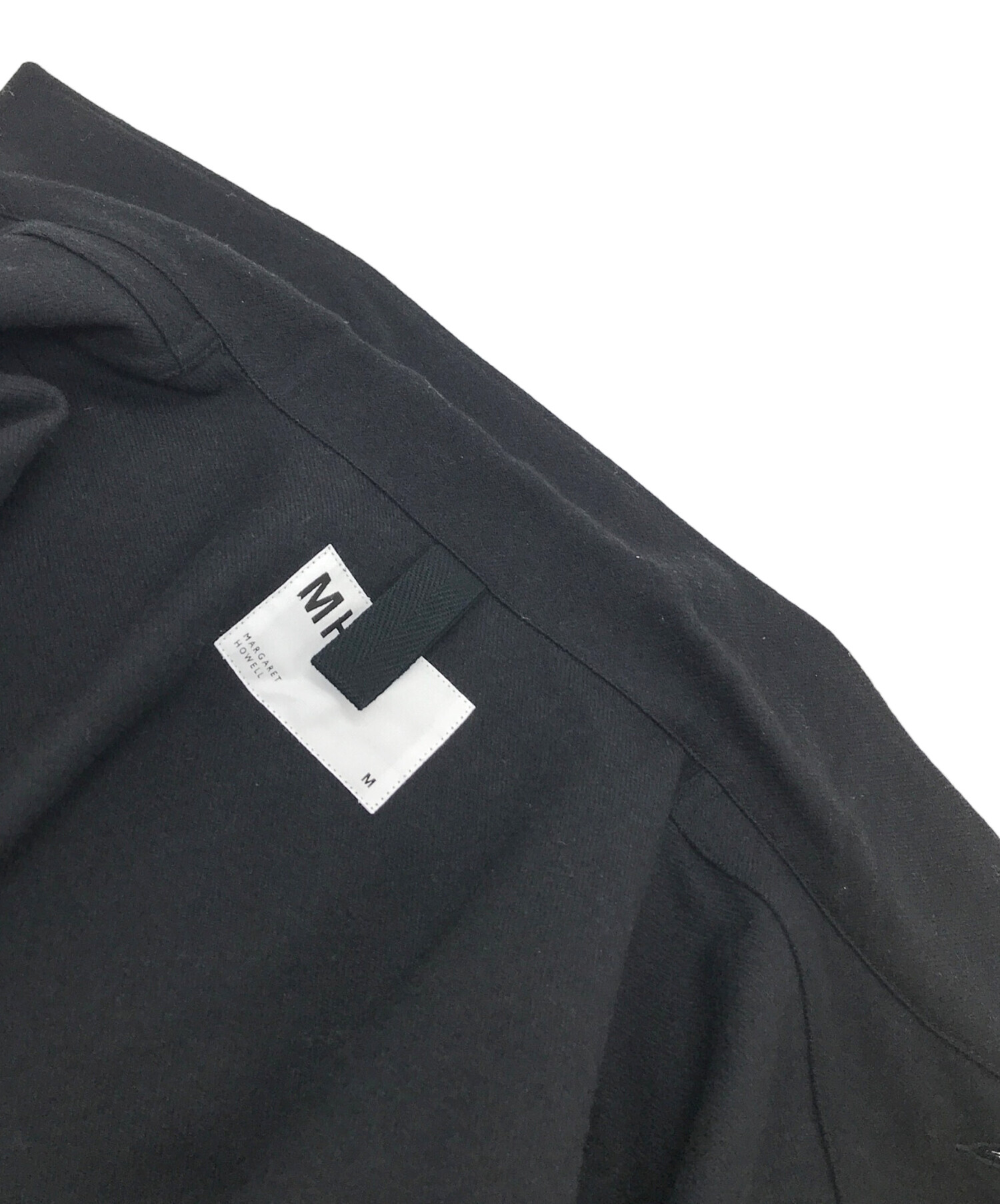 中古・古着通販】MHL (エムエイチエル) ウールジャケット ブラック 