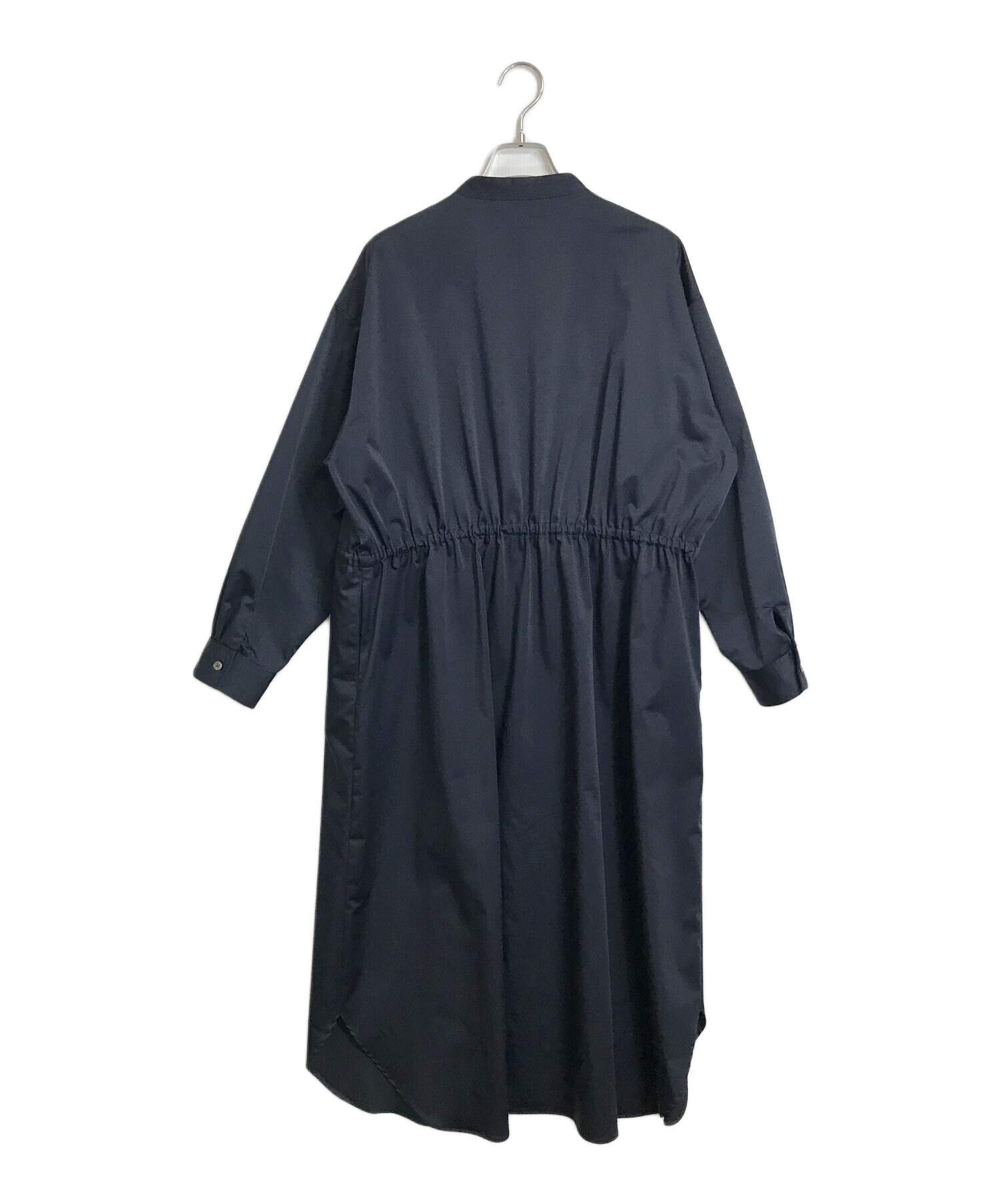 SOEJU ソージュ リモンタコートワンピース ネイビー M 中古・古着通販】SOEJU (ソージュ) リモンタコートワンピース ネイビー