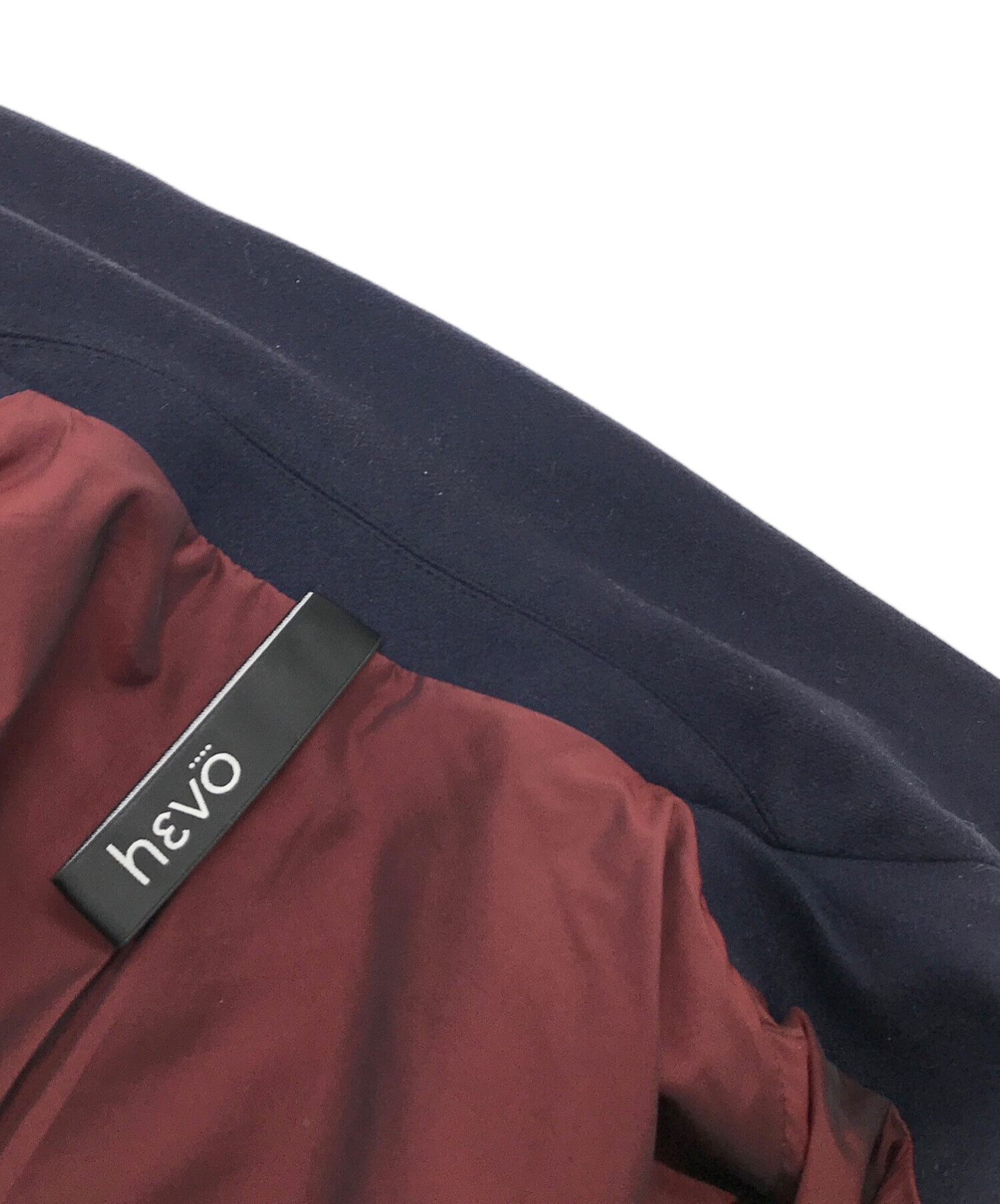 中古・古着通販】Hevo (イーヴォ) チェスターコート ネイビー サイズ