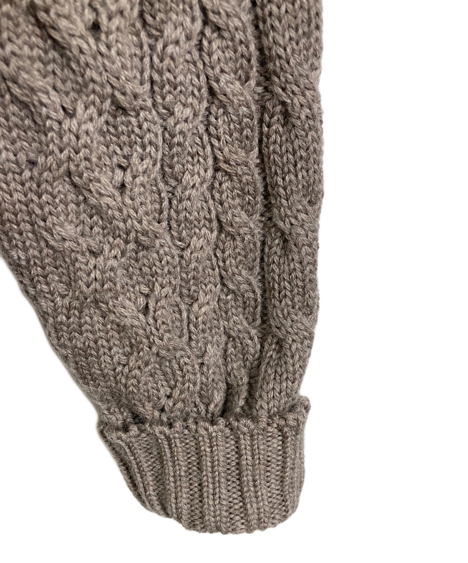 DRUMOHR ドルモア ケーブル編み　ショールカラーカーディガン グレー　美品 Amazon | [ドルモア] ショールカラー カーディガン ミドルゲージ