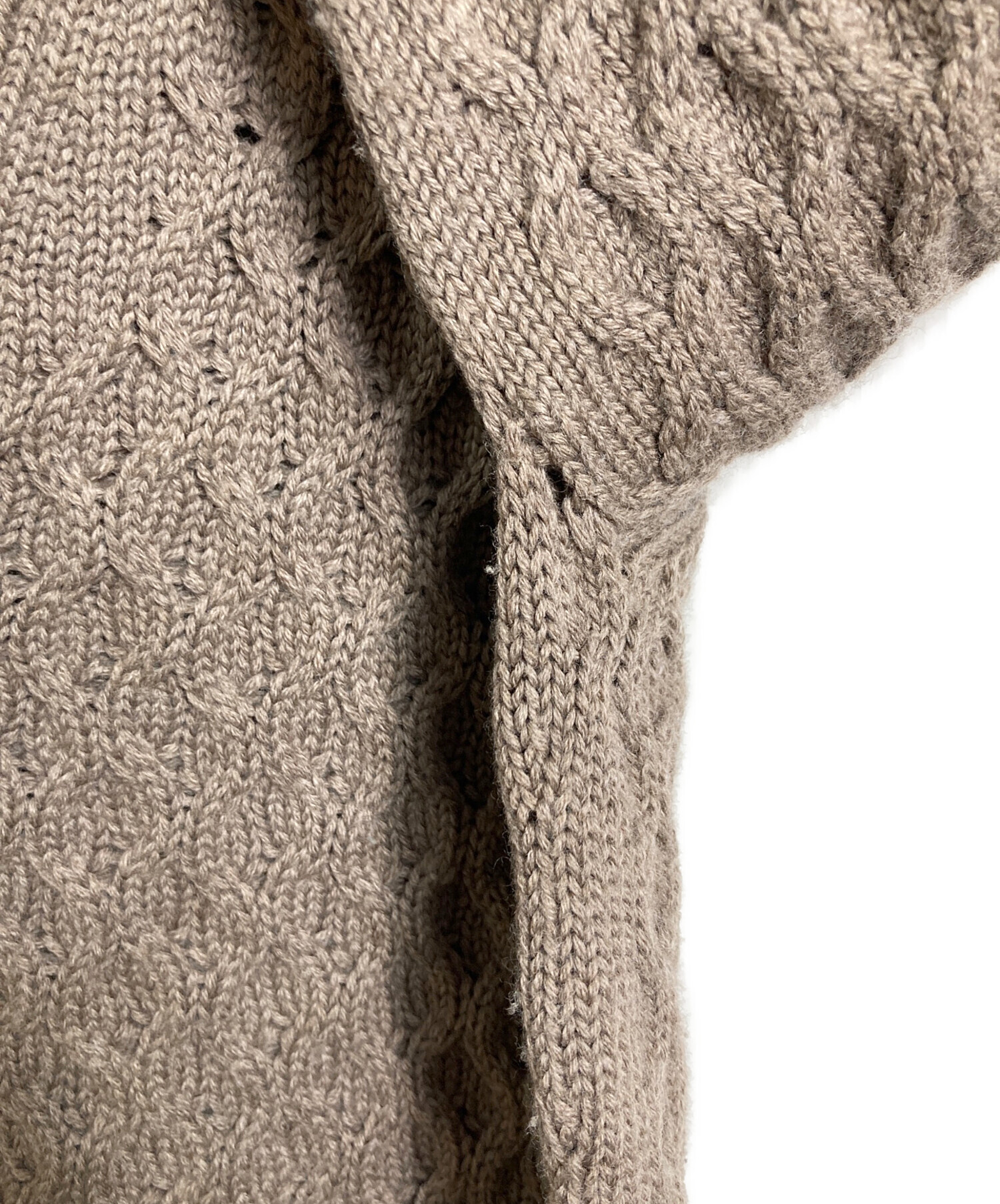 中古・古着通販】Drumohr (ドルモア) ショールカラーケーブルニット