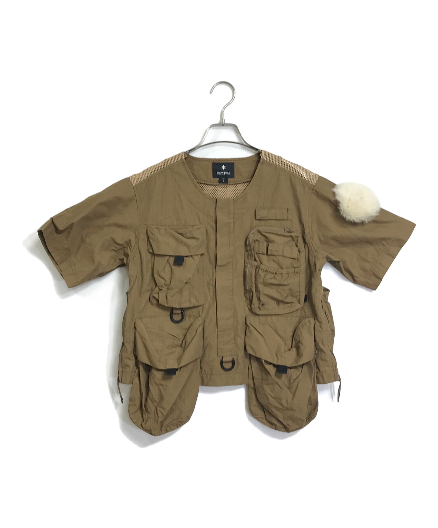  peak スノーピーク ブルゾン（その他） メンズ 【古着】【中古】 中古・古着通販】snow peak (スノーピーク) Fishing Pullover ベージュ