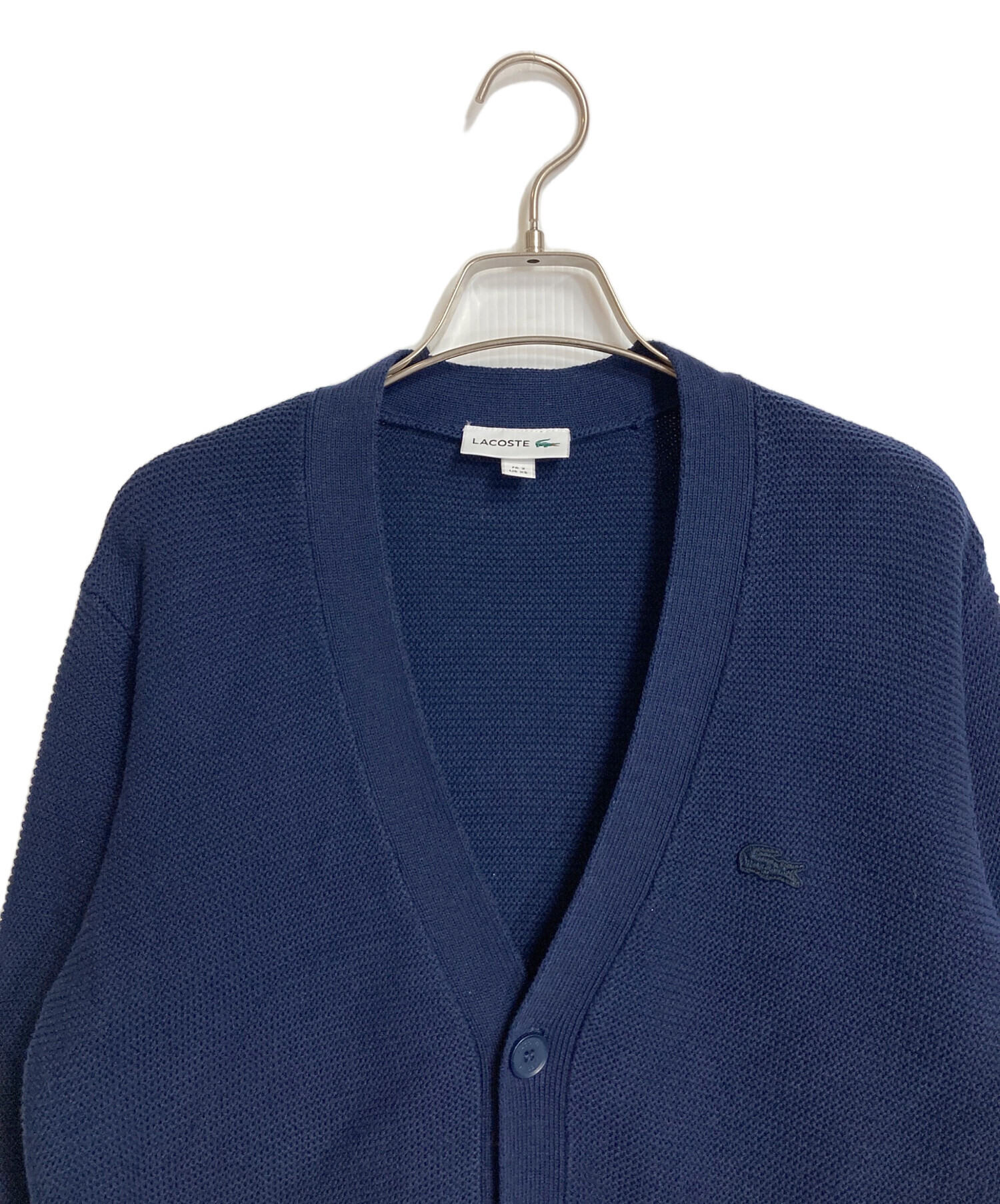 中古・古着通販】LACOSTE (ラコステ) 鹿の子カーディガン ニット