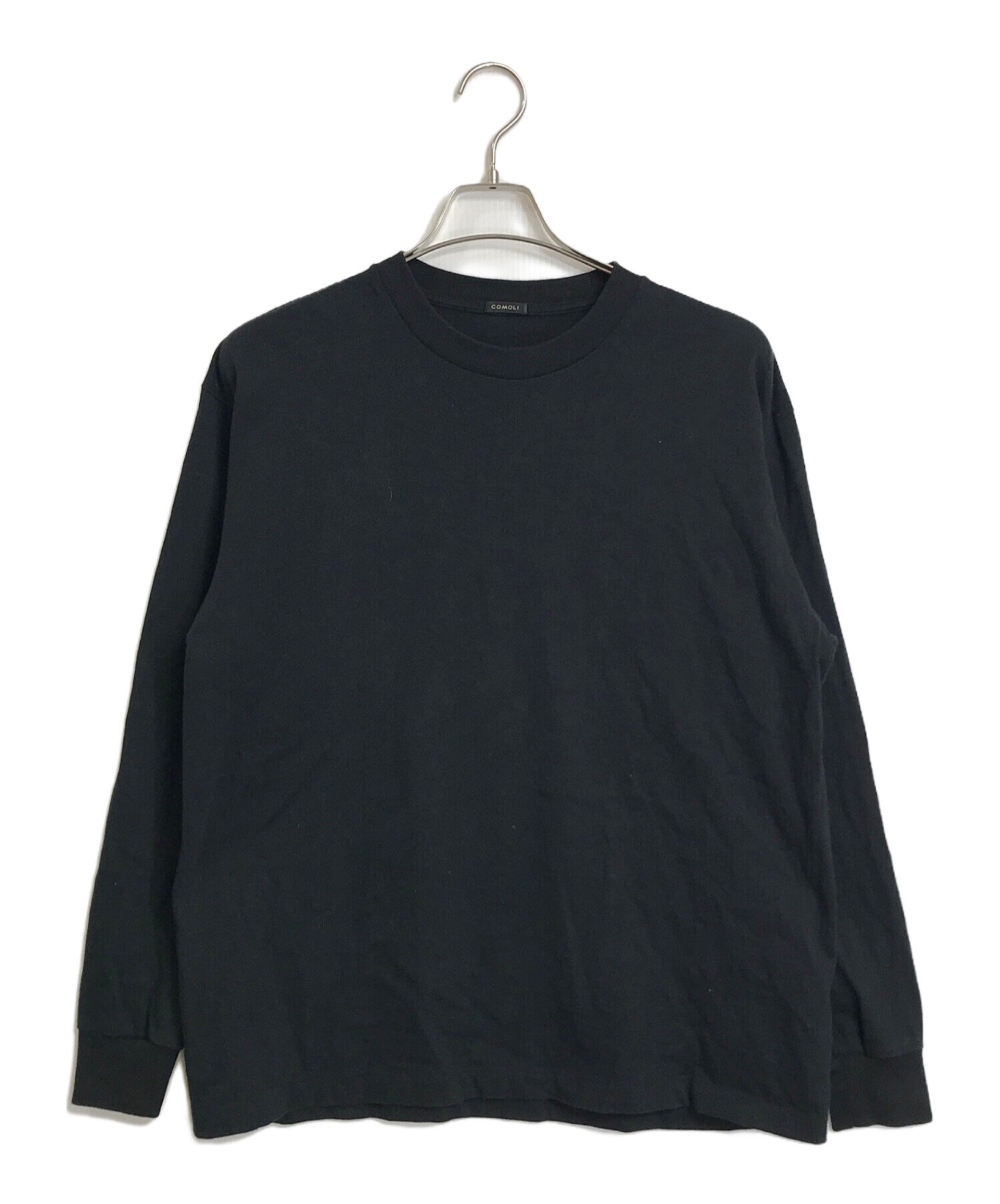 comoli 空紡天竺長袖クルーネックTシャツ コモリ 長袖tシャツ ロンT 