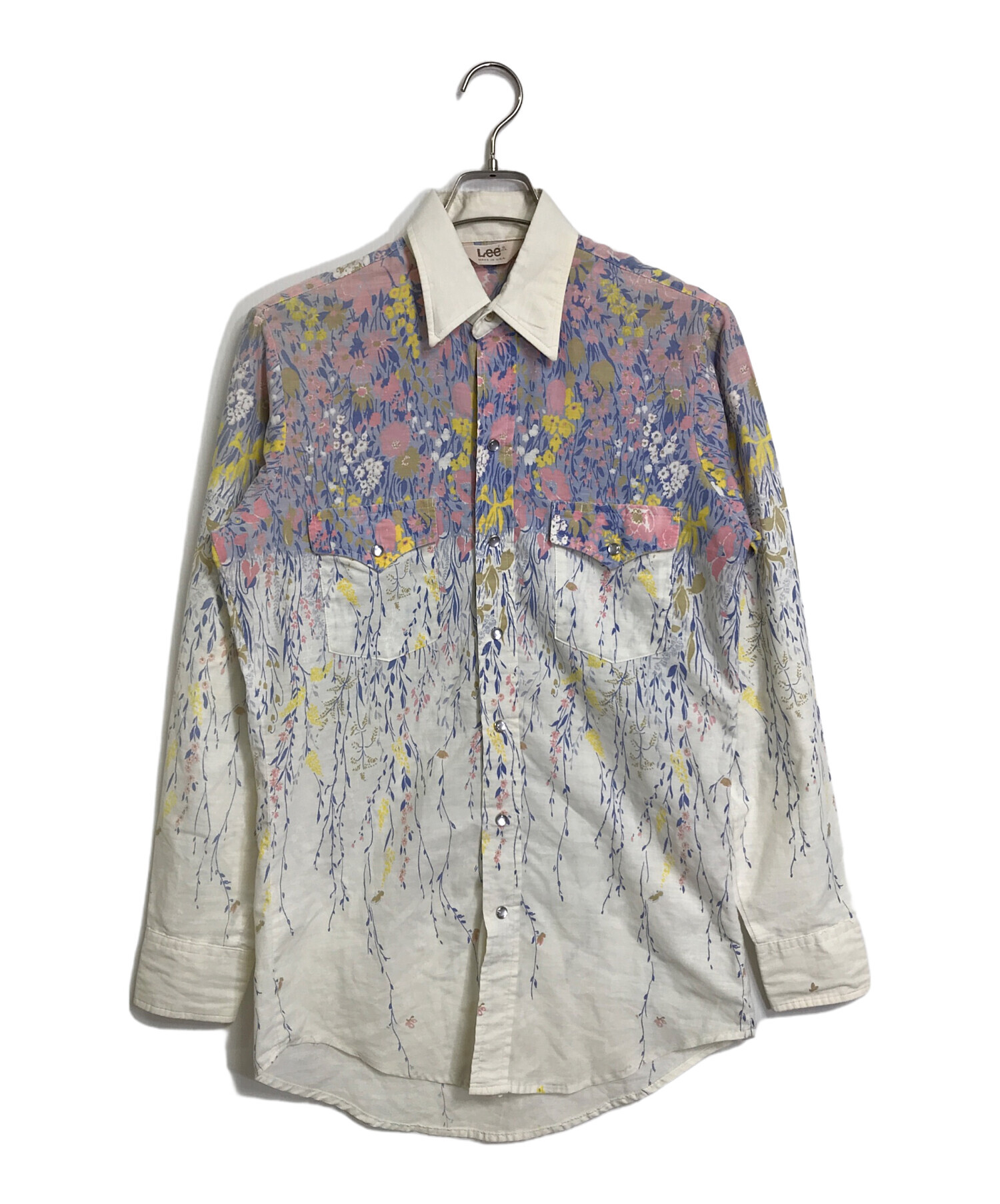 中古・古着通販】LEE (リー) 【古着】70'S～80'Sフラワーシャツ