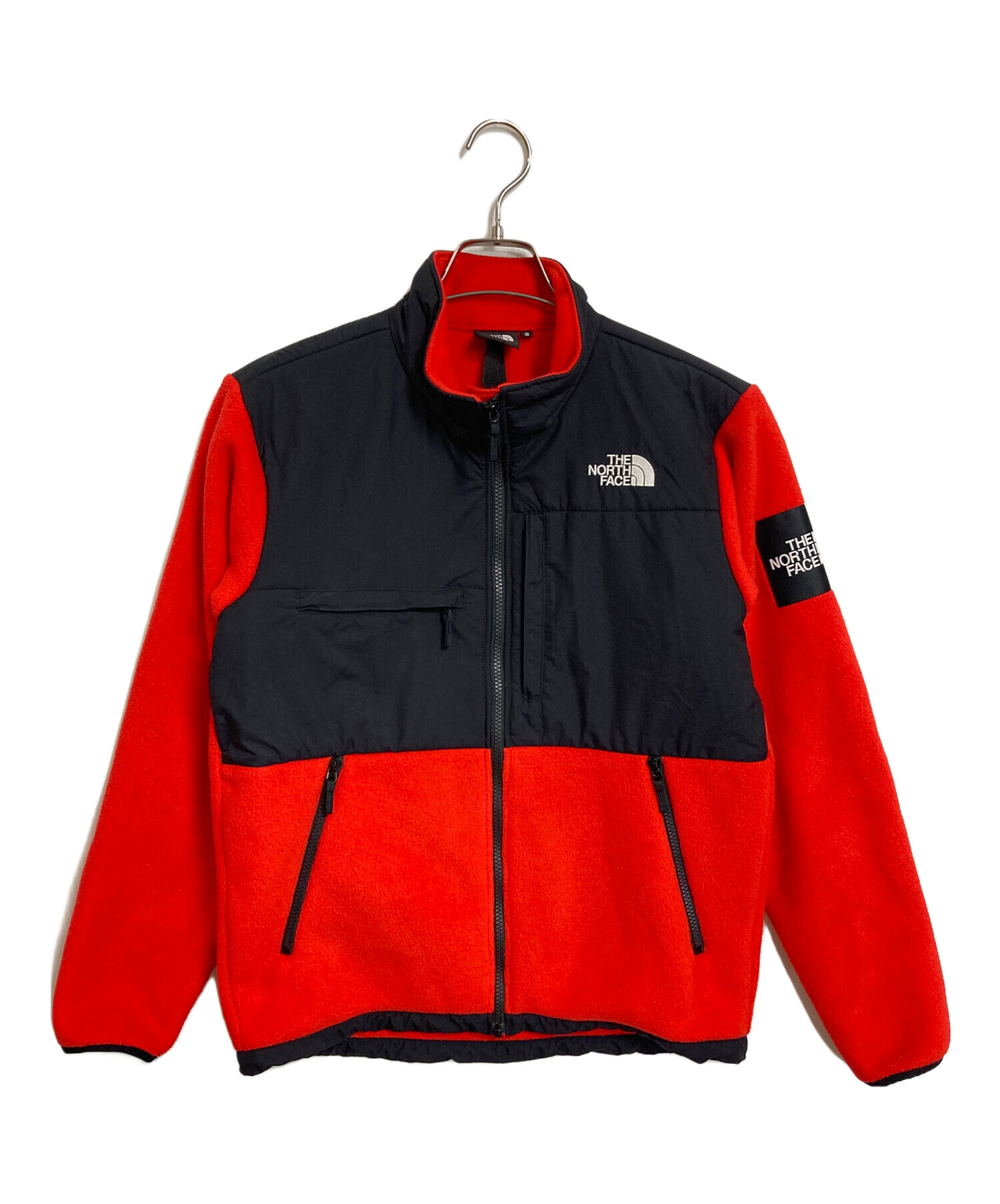 THE NORTH FACE ノースフェイス ボア 赤 チェックシャツ M ノース 