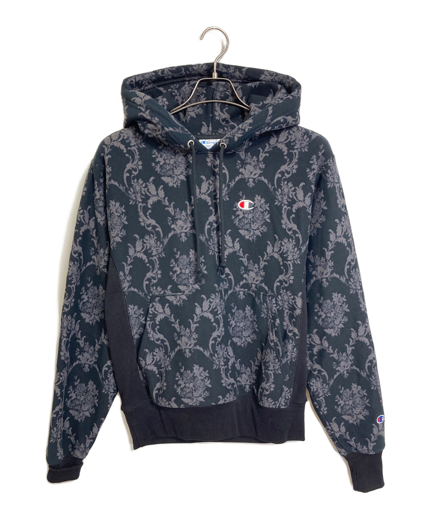 中古・古着通販】Champion (チャンピオン) 総柄プルオーバーパーカー 