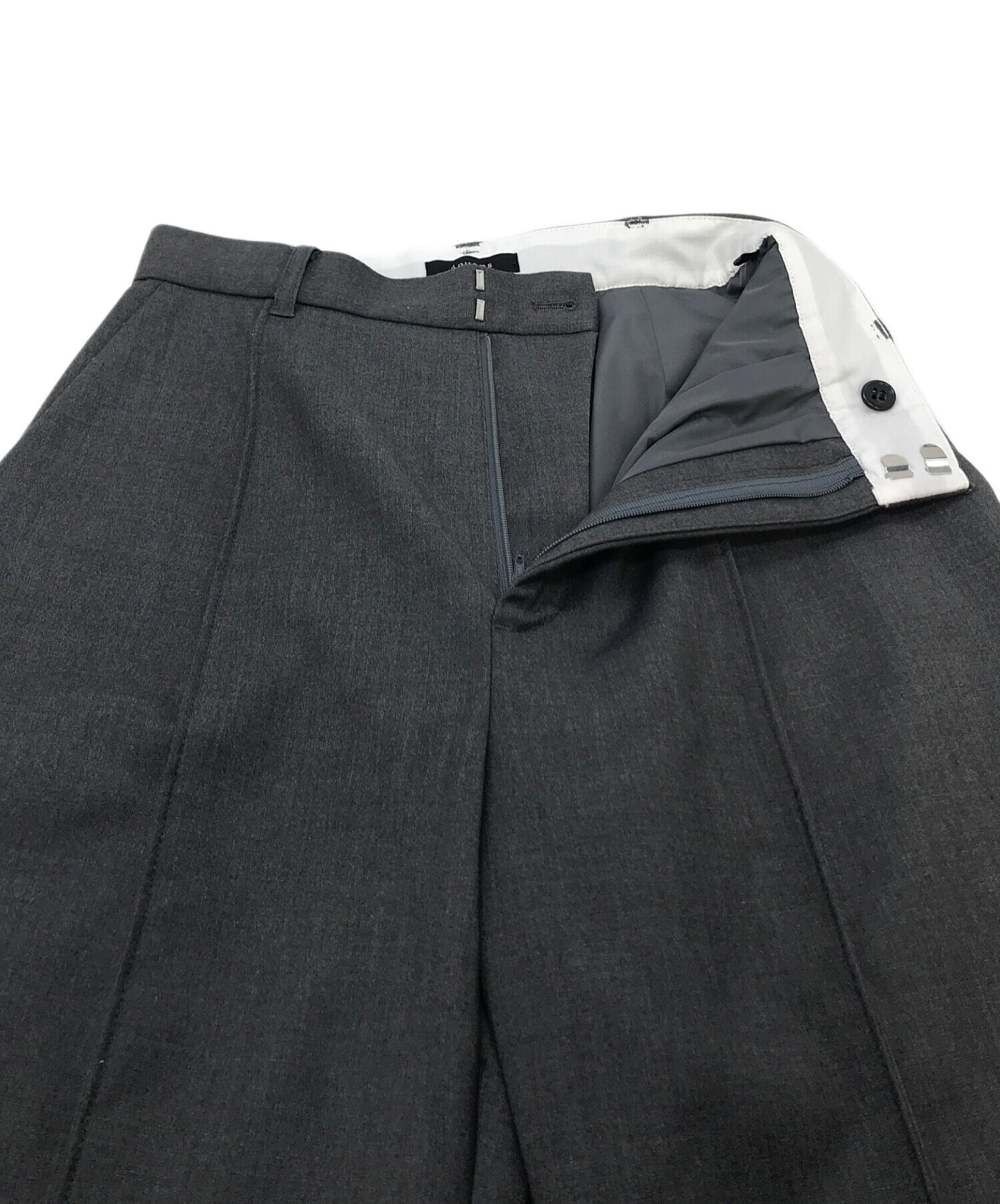 中古・古着通販】anuans (アニュアンス) ダブルクロスピンタックフレア