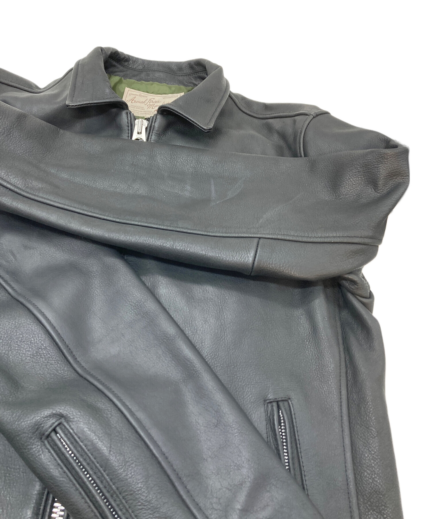 中古・古着通販】AVIREX (アヴィレックス) レザージャケット 中古・古着通販】AVIREX (アヴィレックス) レザージャケット