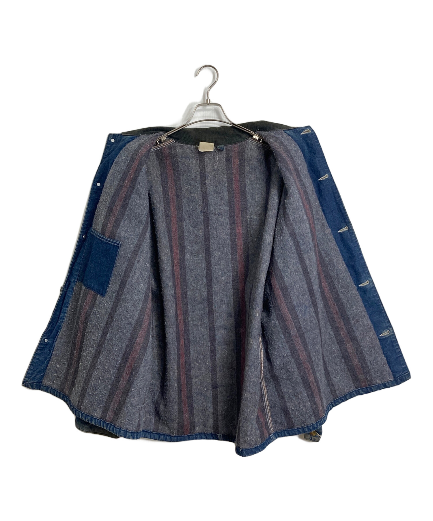 Carhartt C45DST デニム チョアコート XL 古着 アメカジ 中古・古着通販】CarHartt (カーハート) 【古着】裏ブランケットデニム