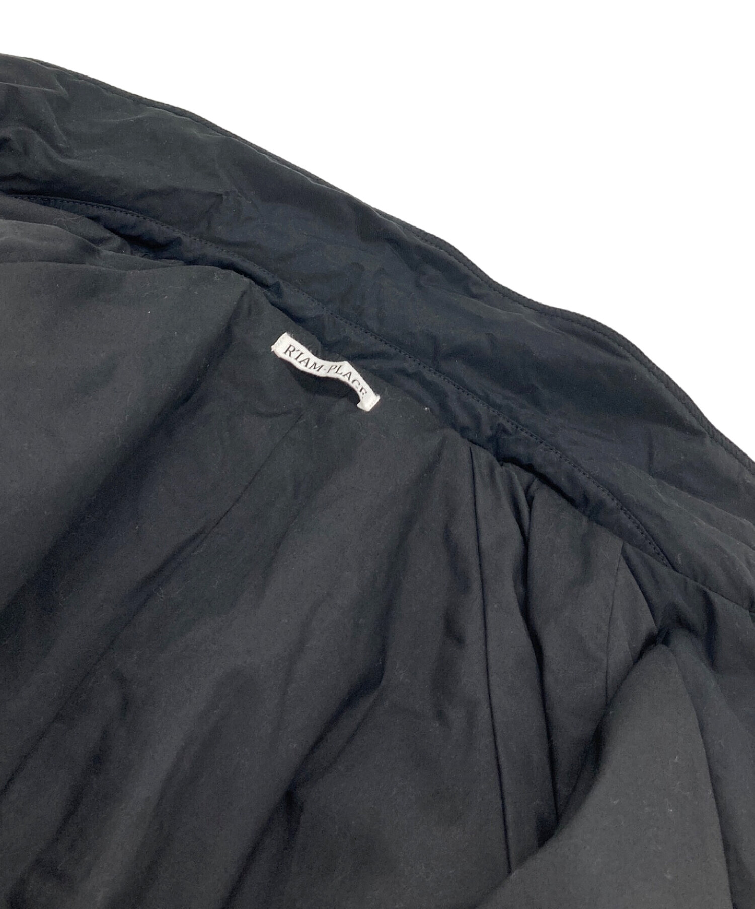 中古・古着通販】Plage (プラージュ) R'IAM 中綿ロングコート ブラック