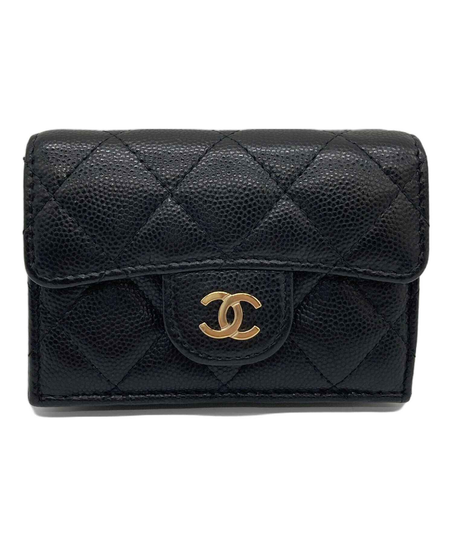 中古・古着通販】CHANEL (シャネル) 3つ折り財布 マトラッセ スモール 