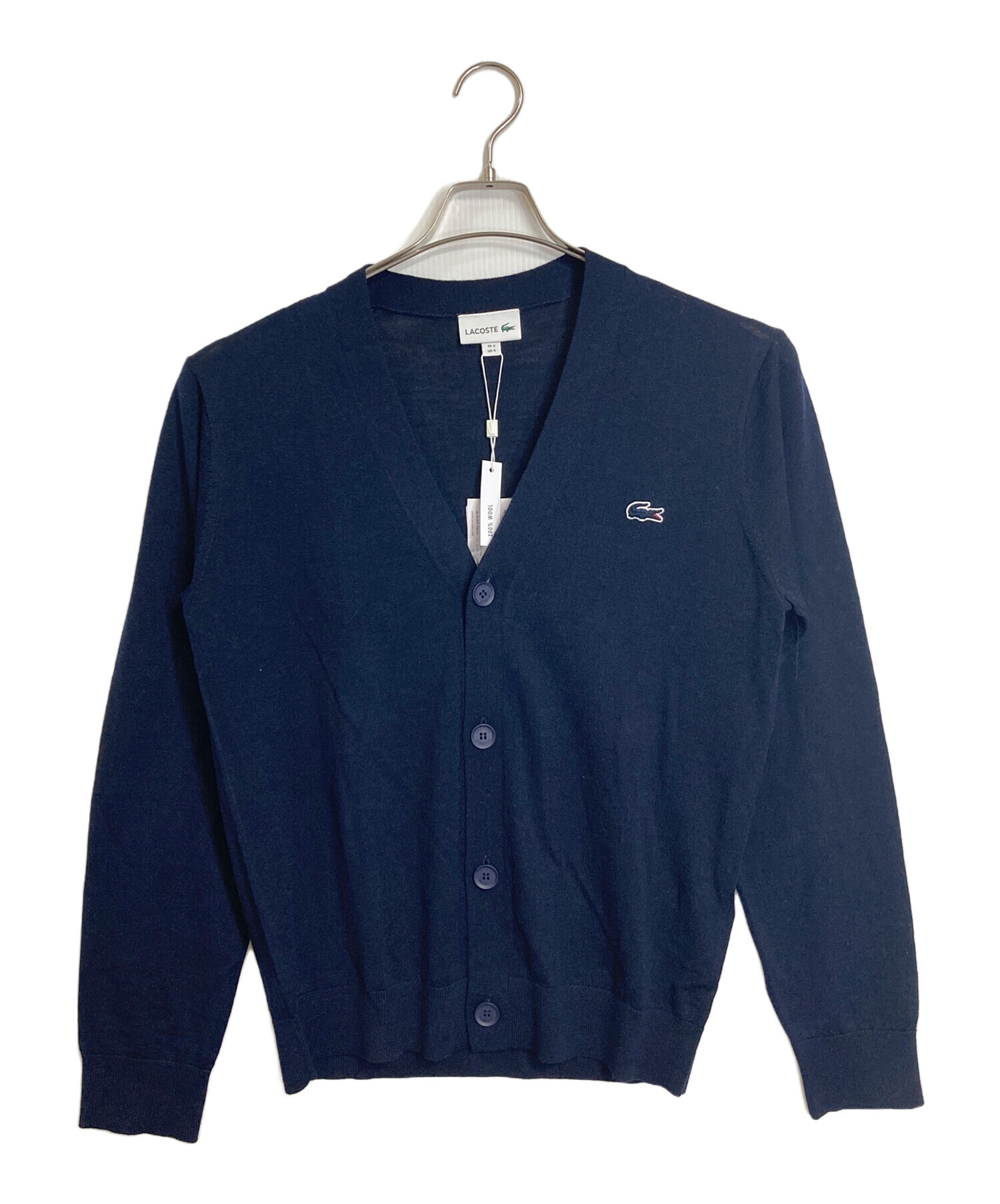 中古・古着通販】LACOSTE (ラコステ) ウォッシャブルウールVネック 